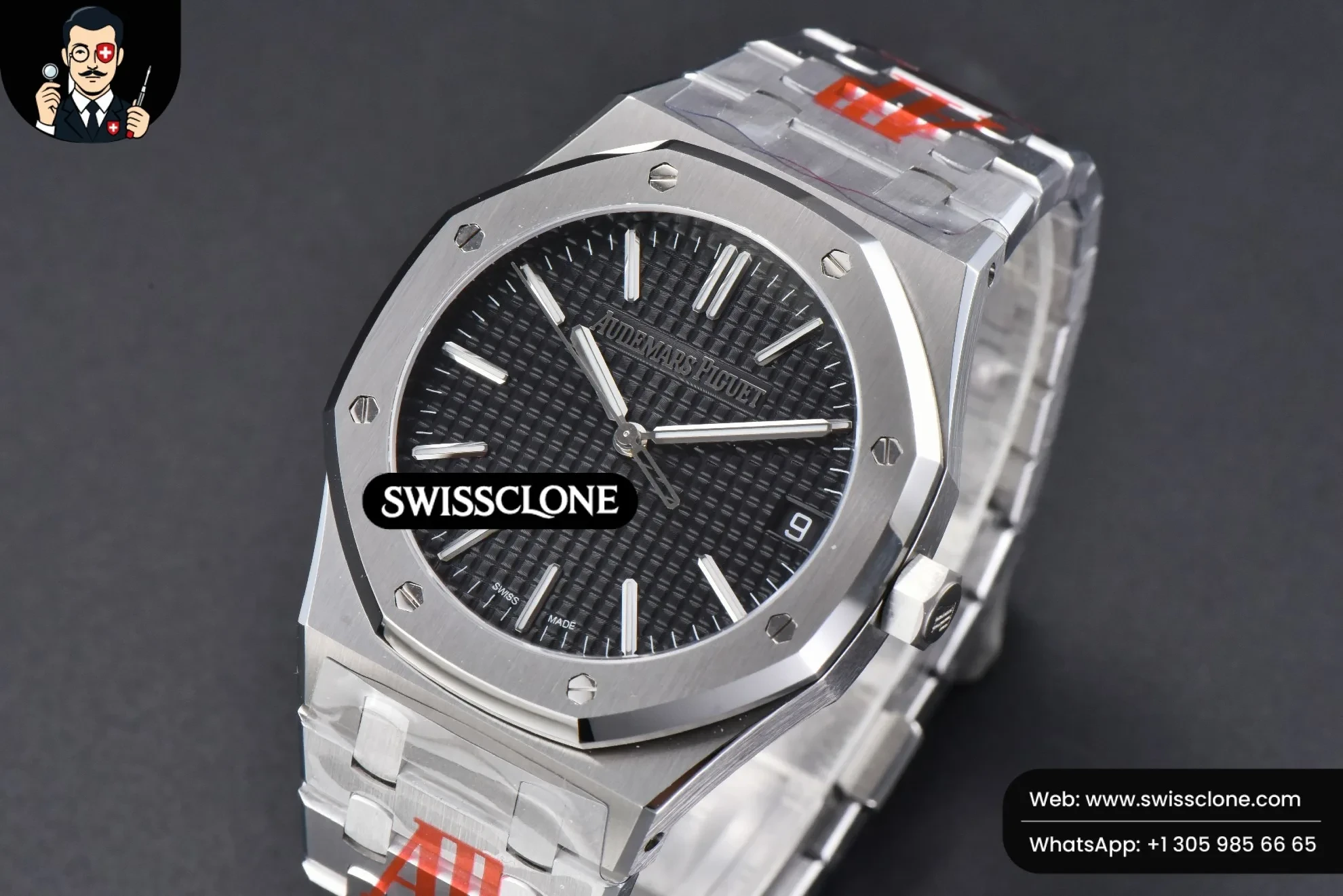 Audemars Piguet Royal Oak 15510 “50th Anniversary” ORF 41mm Black Dial 1:1 Super Clone Det - Clasp & Bracelet Finishing