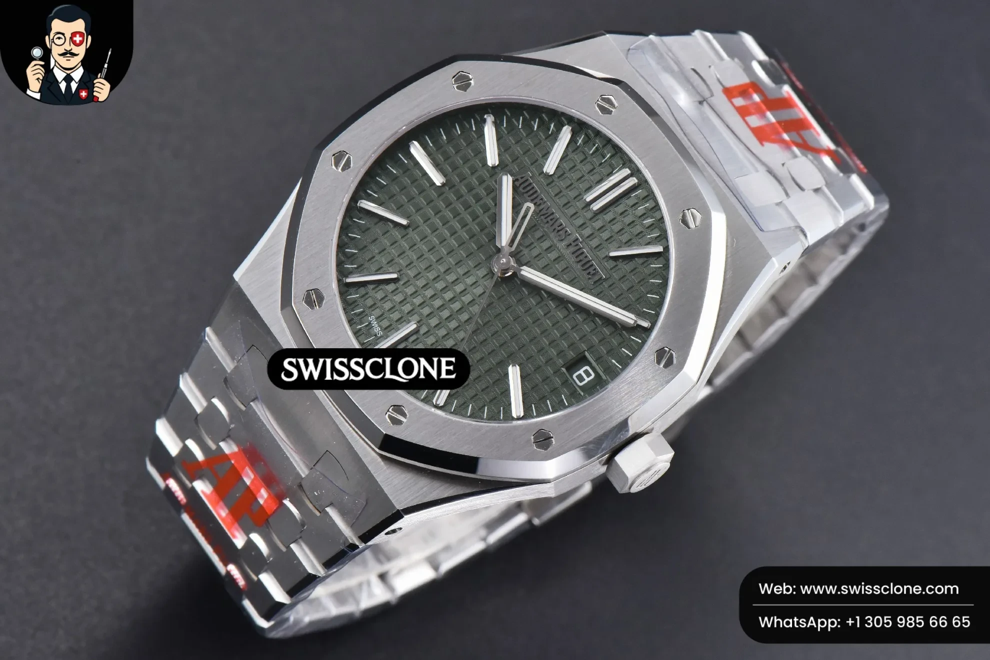 Audemars Piguet Royal Oak 15510 “50th Anniversary” ORF 41mm Green Dial (SW-23234) 1:1 Super Clone - Bezel & Lateral Case Profile