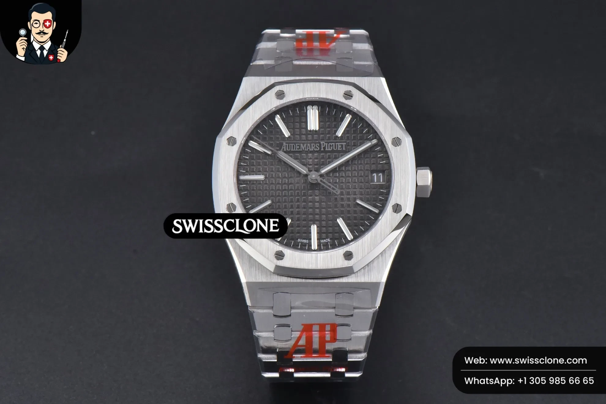 Audemars Piguet Royal Oak 15510 “50th Anniversary” ORF 41mm Green Dial 1:1 Super Clone Det - Dial Macro Close-Up