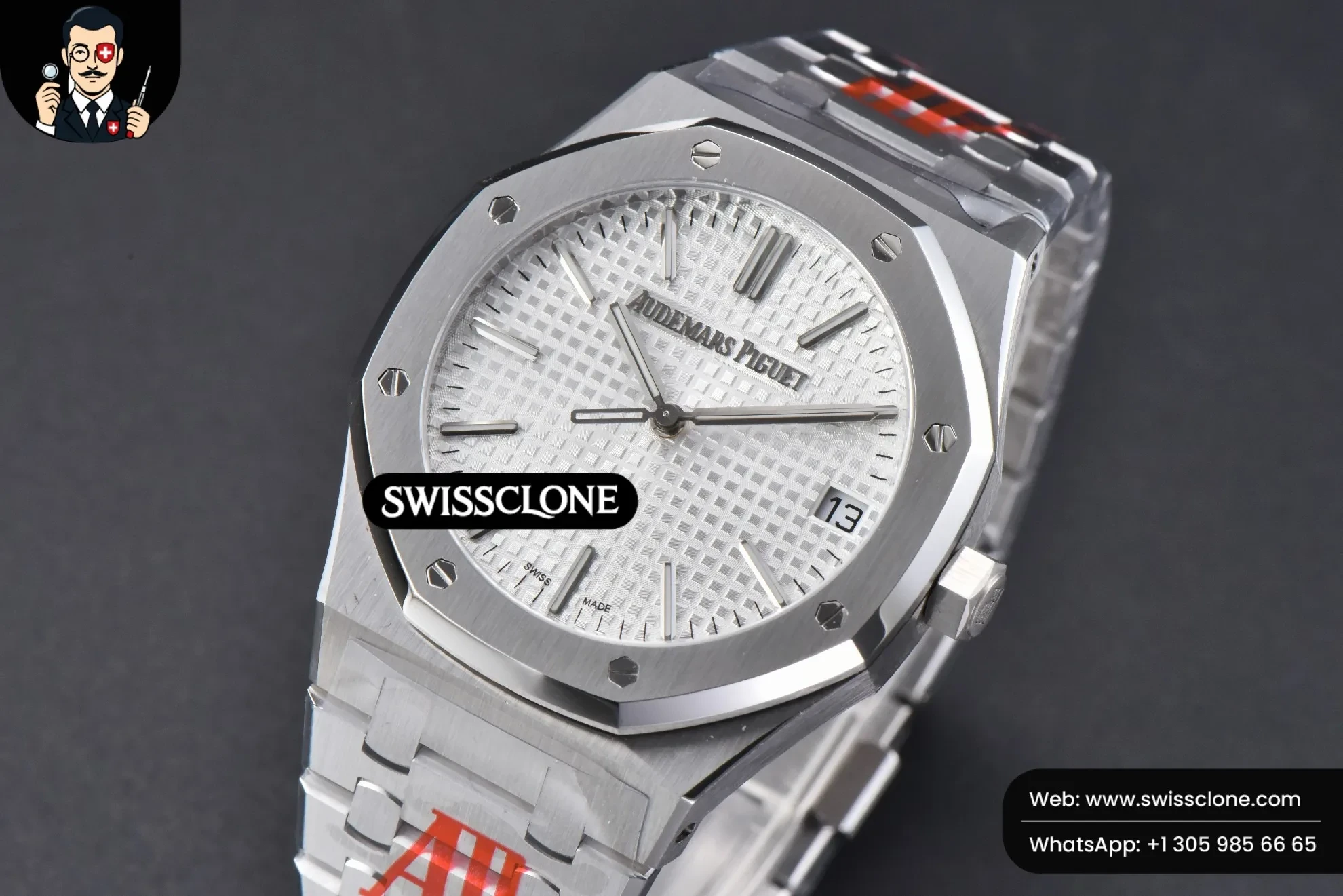 Audemars Piguet Royal Oak 15510 “50th Anniversary” ORF 41mm White Dial 1:1 Super Clone Det - Clasp & Bracelet Finishing
