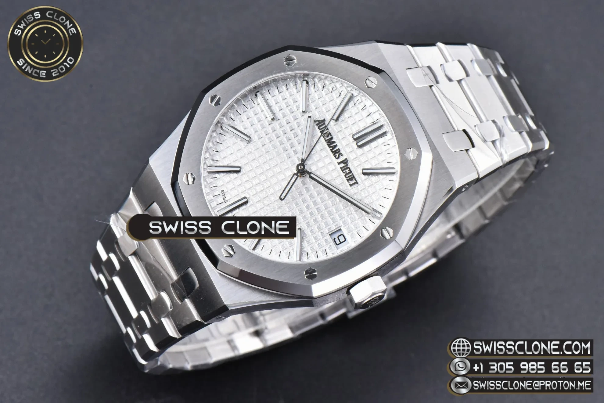 Audemars Piguet Royal Oak 15510 50th Anniversary White Dial 41mm 1:1 Super Clone - Bezel & Case Profile