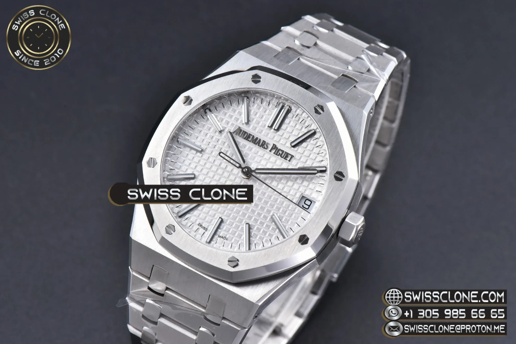 Audemars Piguet Royal Oak 15510 50th Anniversary White Dial 41mm 1:1 Super Clone - Clasp & Bracelet Finishing