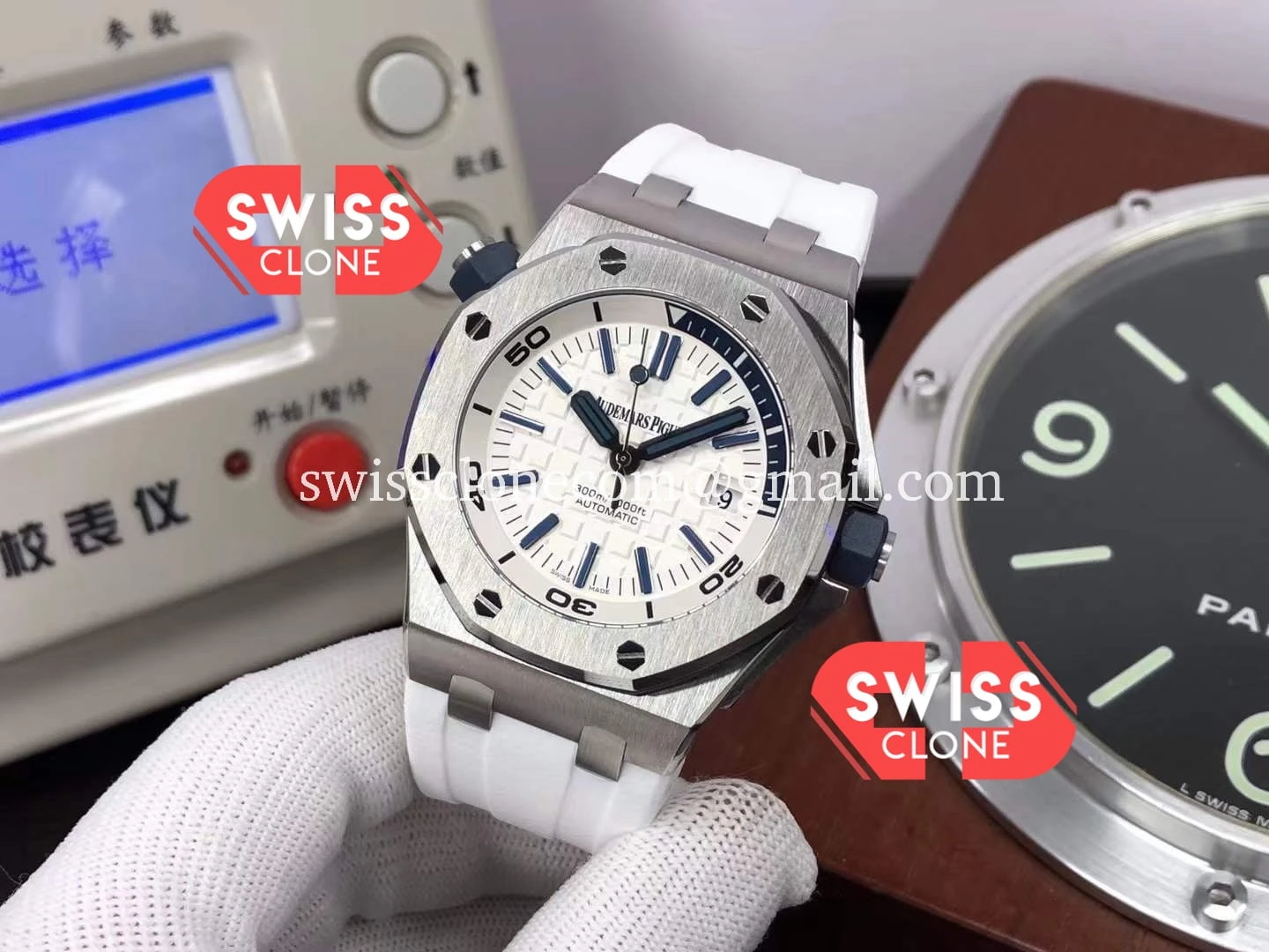 Audemars Piguet Royal Oak 15710ST White Dial Cal.3120 1:1 Super Clone - Bezel & Case Profile