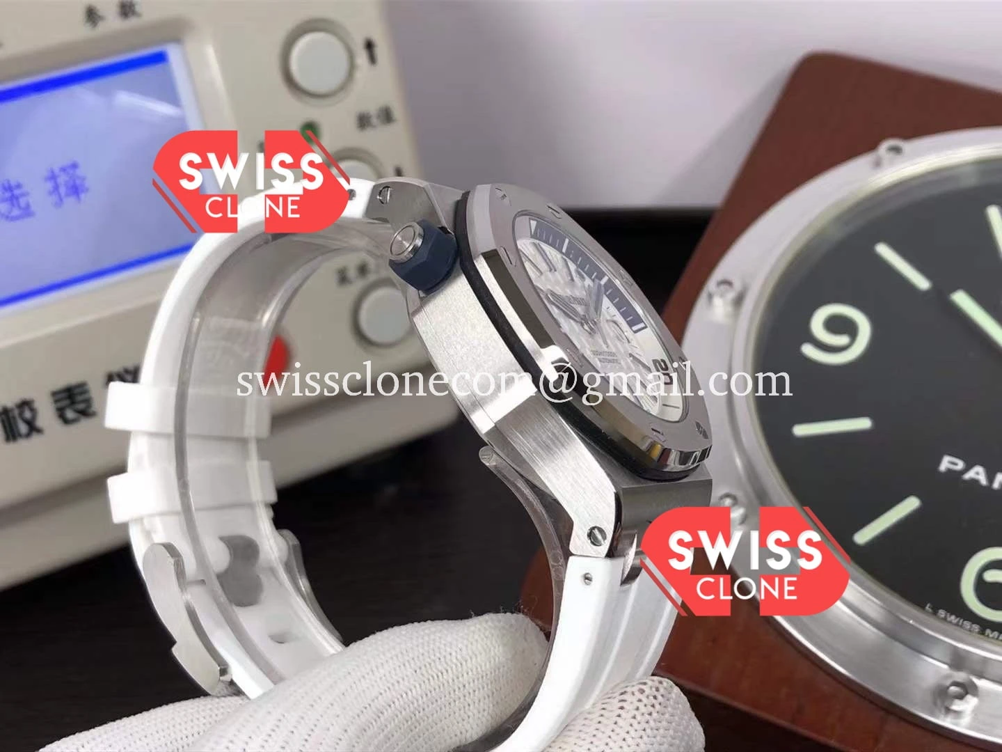 Audemars Piguet Royal Oak 15710ST White Dial Cal.3120 1:1 Super Clone - Clasp & Bracelet Finishing