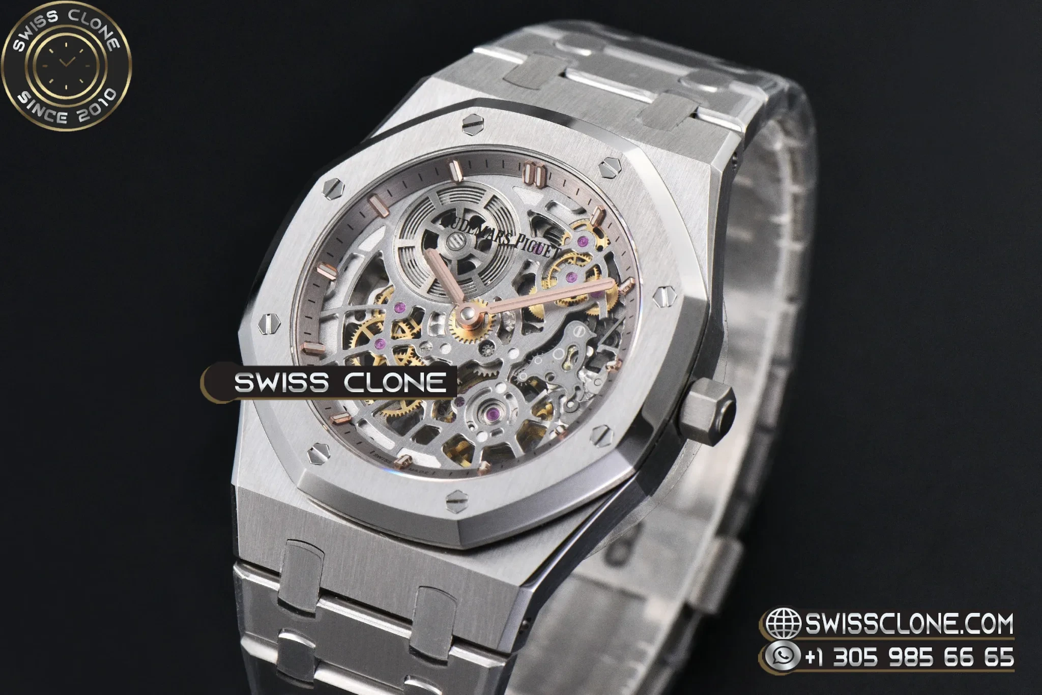 Audemars Piguet Royal Oak 16204 39mm Skeleton Dial (SW-22986) 1:1 Super Clone - Bezel & Lateral Case Profile