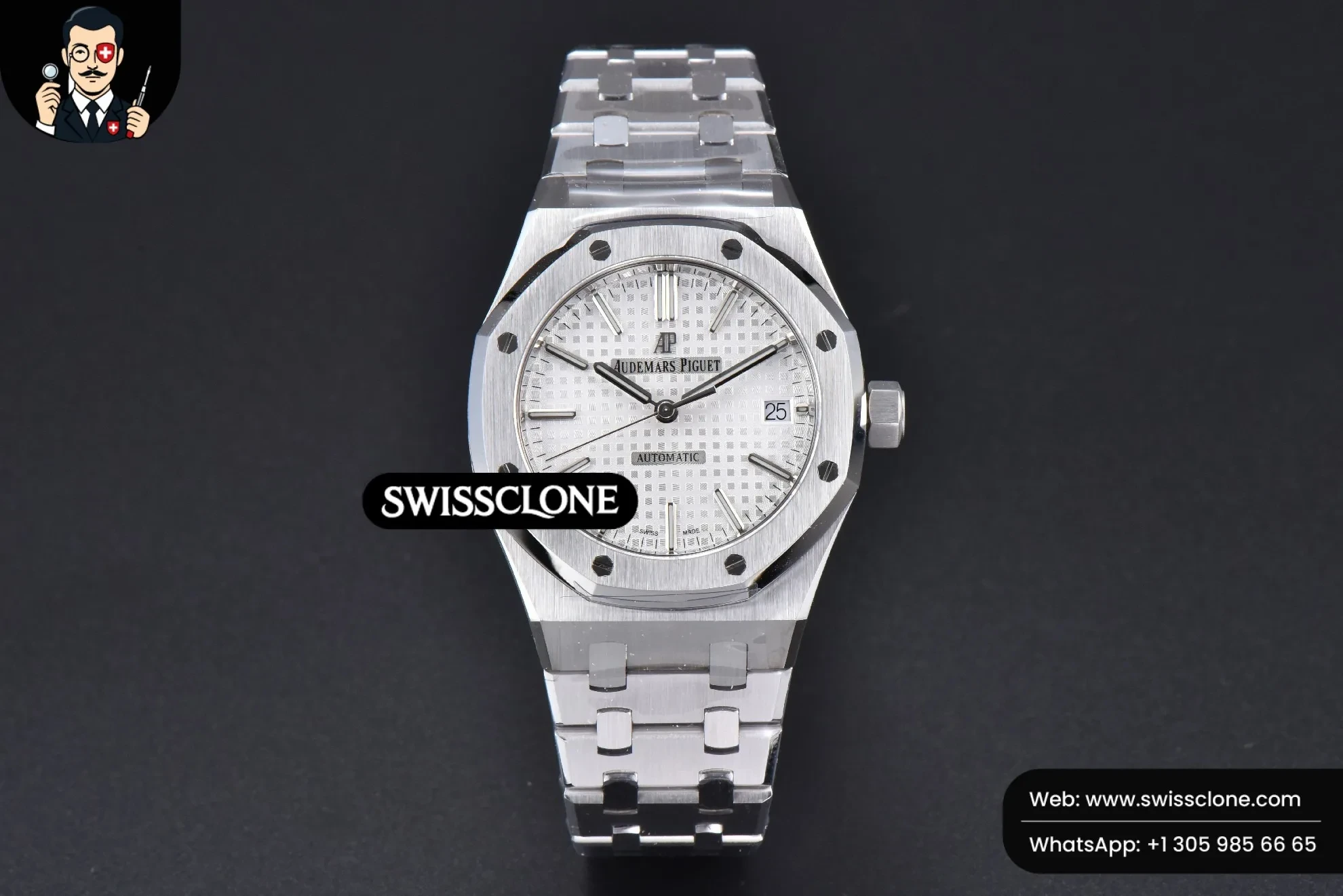 Audemars Piguet Royal Oak 37mm 15450 White Textured Dial on