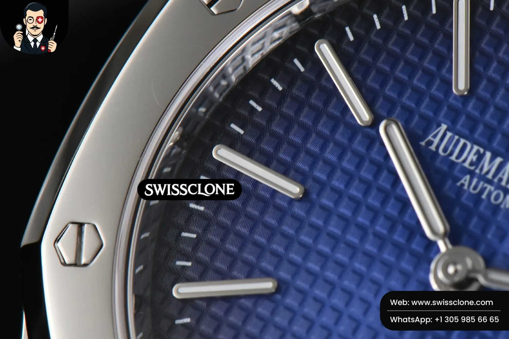 Audemars Piguet Royal Oak 39mm 15202 Gradient Blue Dial 1:1 Super Clone - Lateral Case Thickness Profile