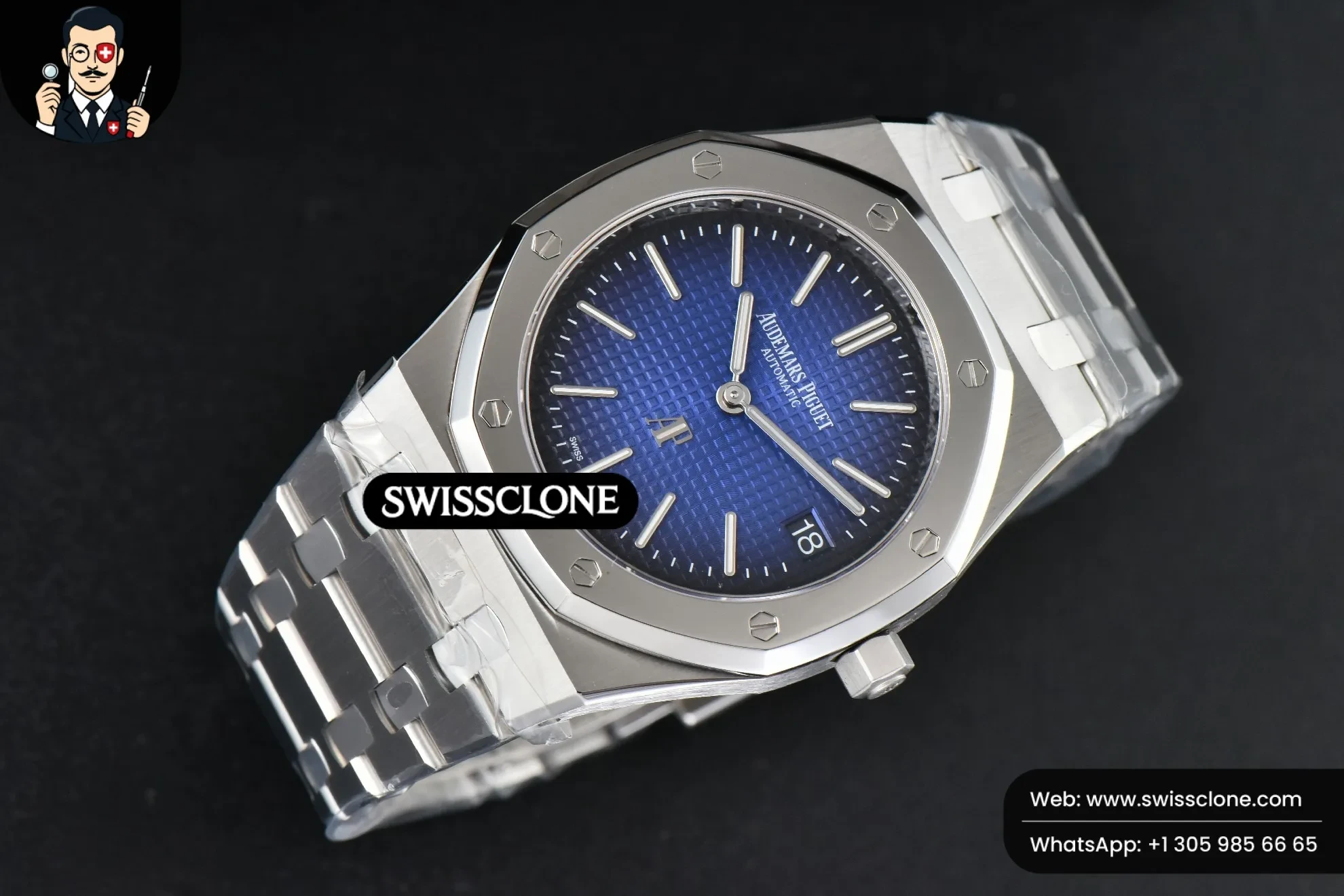 Audemars Piguet Royal Oak 39mm 15202 Gradient Blue Dial 1:1 Super Clone - Bezel & Case Profile