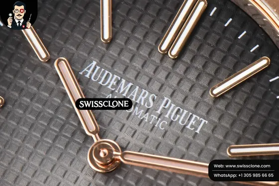 Audemars Piguet Royal Oak 39mm 16202 “50th Anniversary” Gray Textured Dial 1:1 Super Clone Det - Caseback & Cloned Calibre Movement
