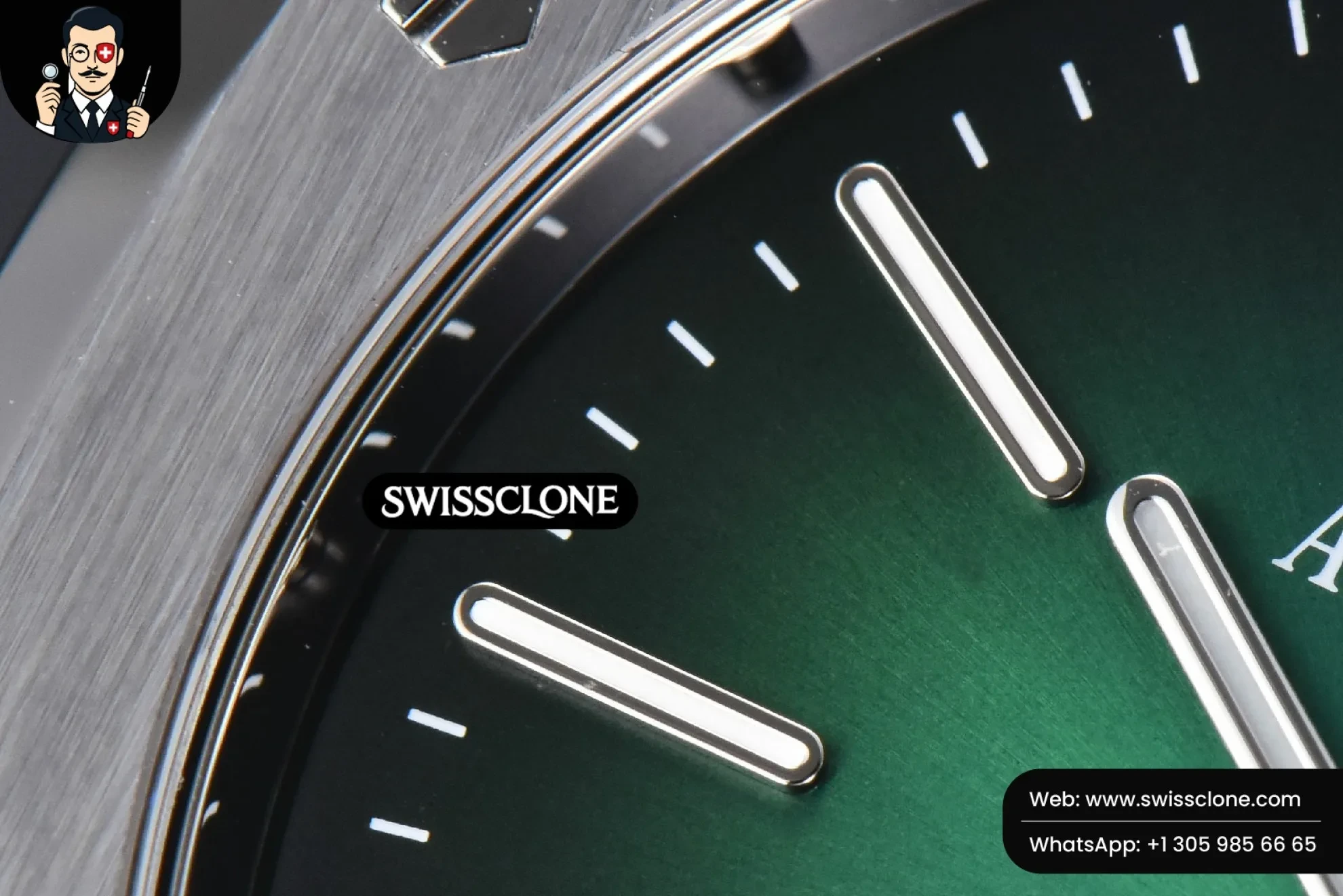 Audemars Piguet Royal Oak 39mm 16202 “50th Anniversary” Green Gradient Dial 1:1 Super Clone Det - Lateral Case Thickness Profile