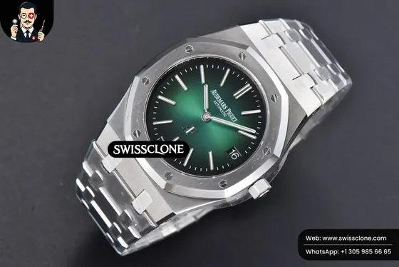 Audemars Piguet Royal Oak 39mm 16202 “50th Anniversary” Green Gradient Dial 1:1 Super Clone Det - Bezel & Case Profile