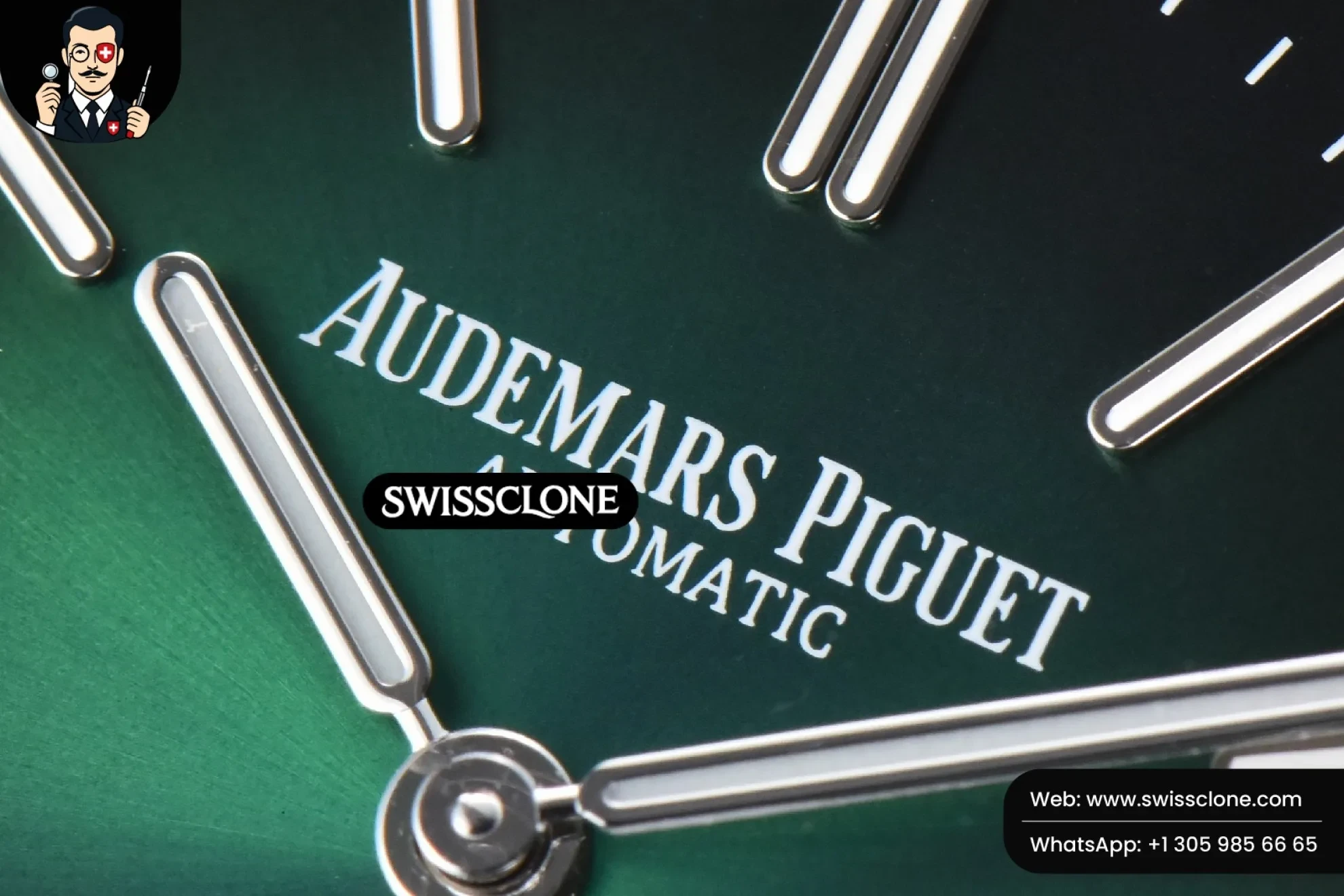 Audemars Piguet Royal Oak 39mm 16202 “50th Anniversary” Green Gradient Dial 1:1 Super Clone Det - Caseback & Cloned Calibre Movement
