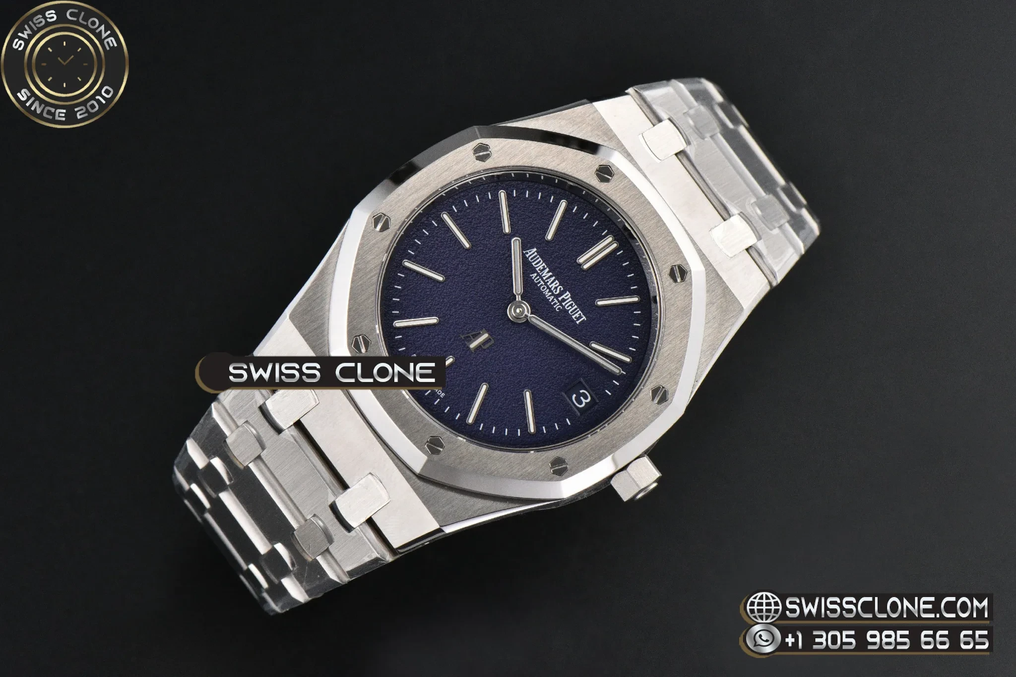 Audemars Piguet Royal Oak 39mm 16202 Tuscan Blue Dial 1:1 Super Clone - Bezel & Case Profile