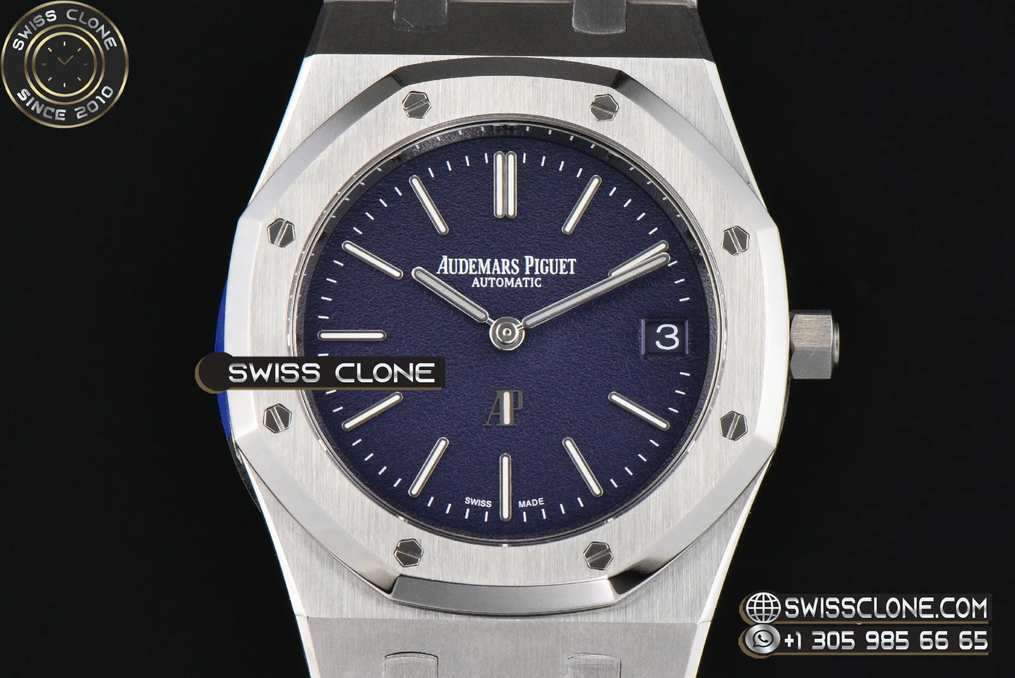 Audemars Piguet Royal Oak 39mm 16202 Tuscan Blue Dial 1:1 Super Clone - Dial Macro Close-Up