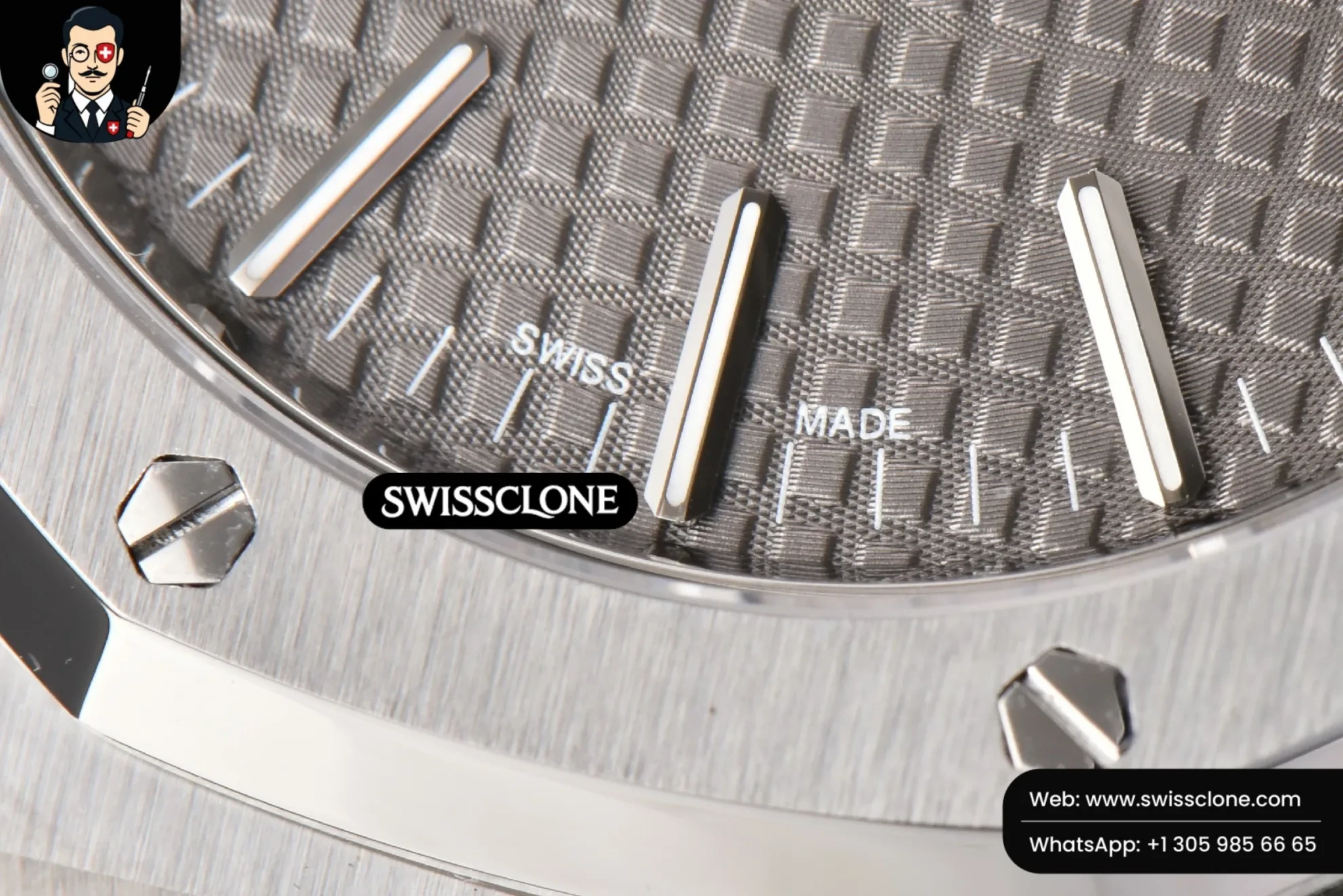 Audemars Piguet Royal Oak 41mm 15400 Gray Textured Dial 1:1 Super Clone - On-Wrist Presence View