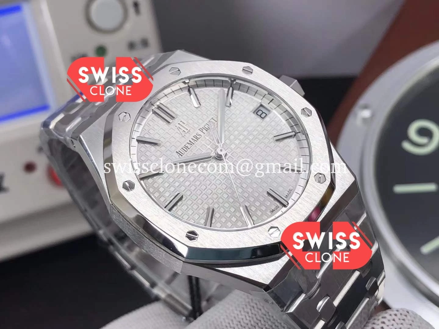 Audemars Piguet Royal Oak 41MM Steel Dial 904L 1:1 Super Clone - Bezel & Case Profile