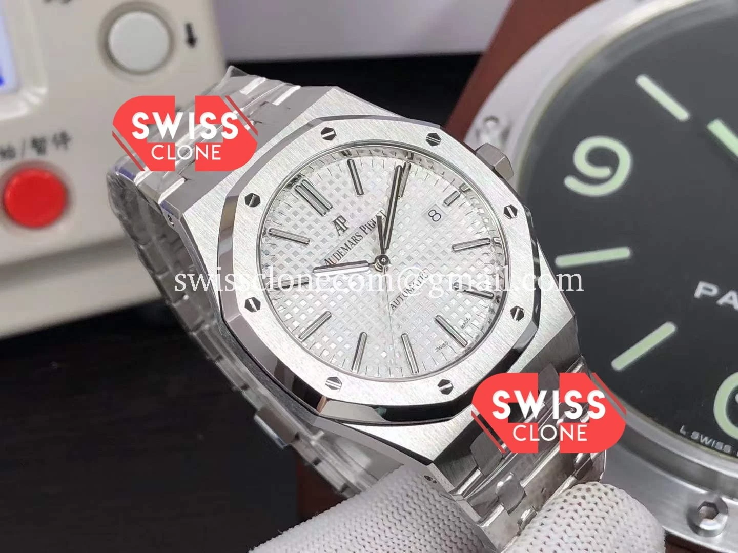 Audemars Piguet Royal Oak 41MM White 904L 1:1 Super Clone - Bezel & Case Profile