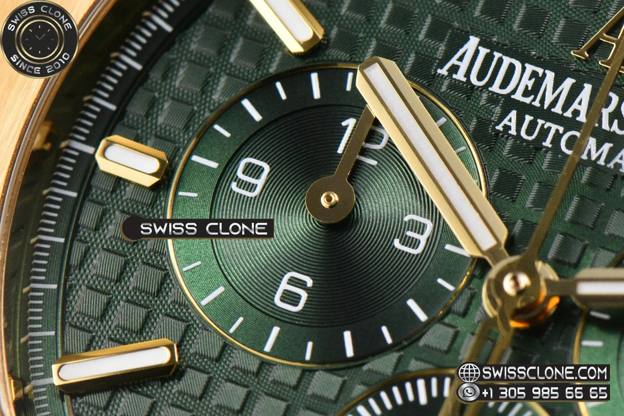 Audemars Piguet Royal Oak Chrono 26331 41mm Green Checkered Dial 1:1 Super Clone - Lateral Case Thickness Profile