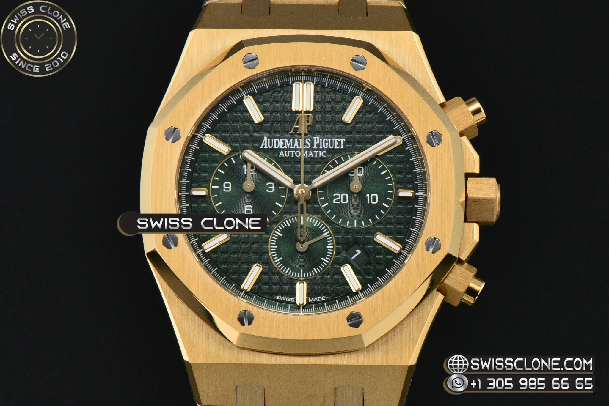 Audemars Piguet Royal Oak Chrono 26331 41mm Green Checkered Dial 1:1 Super Clone - Clasp & Bracelet Finishing