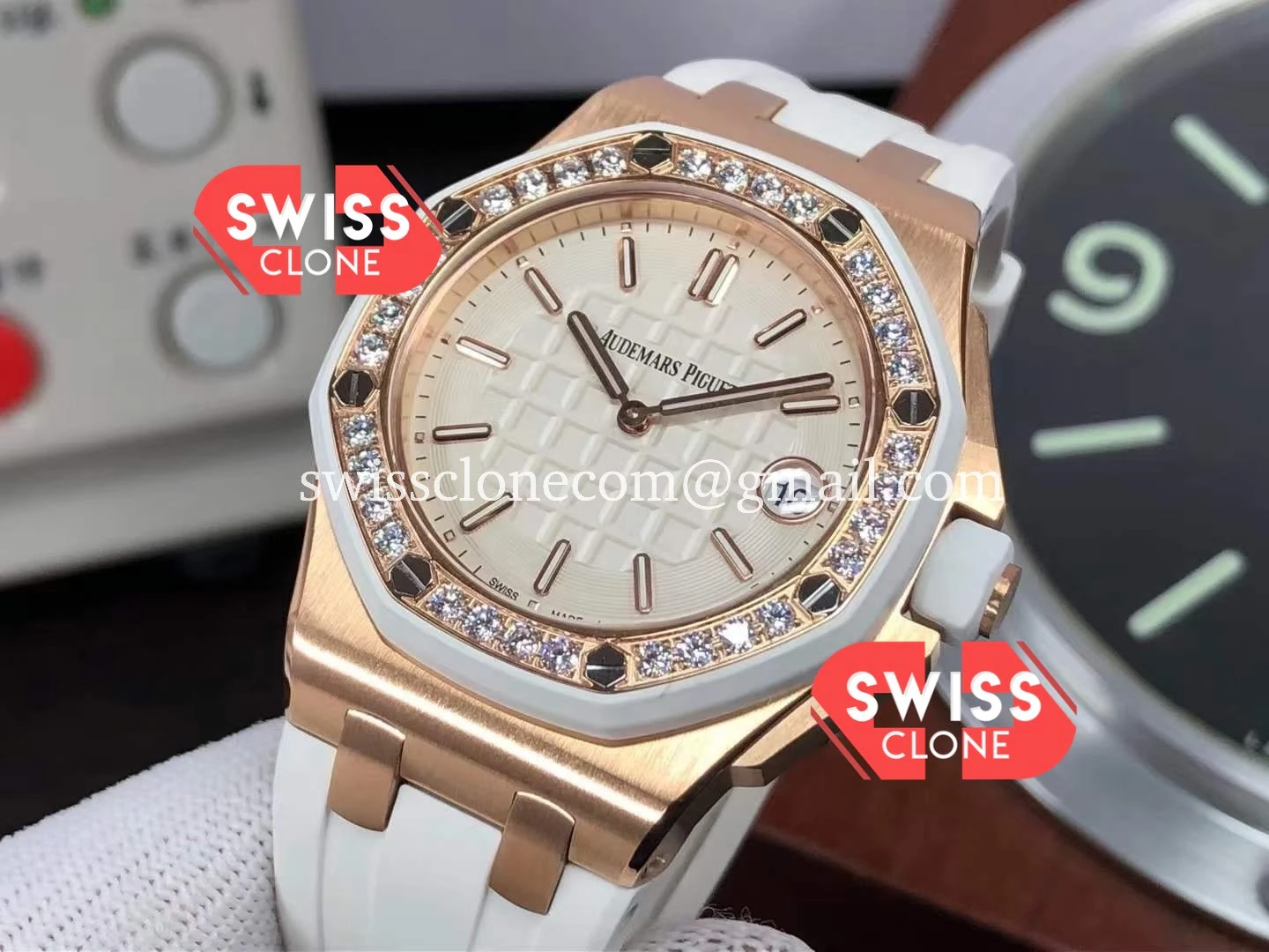 Audemars Piguet Royal Oak Offshore 37MM Quartz Rose Gold 1:1 Super Clone - Clasp & Bracelet Finishing