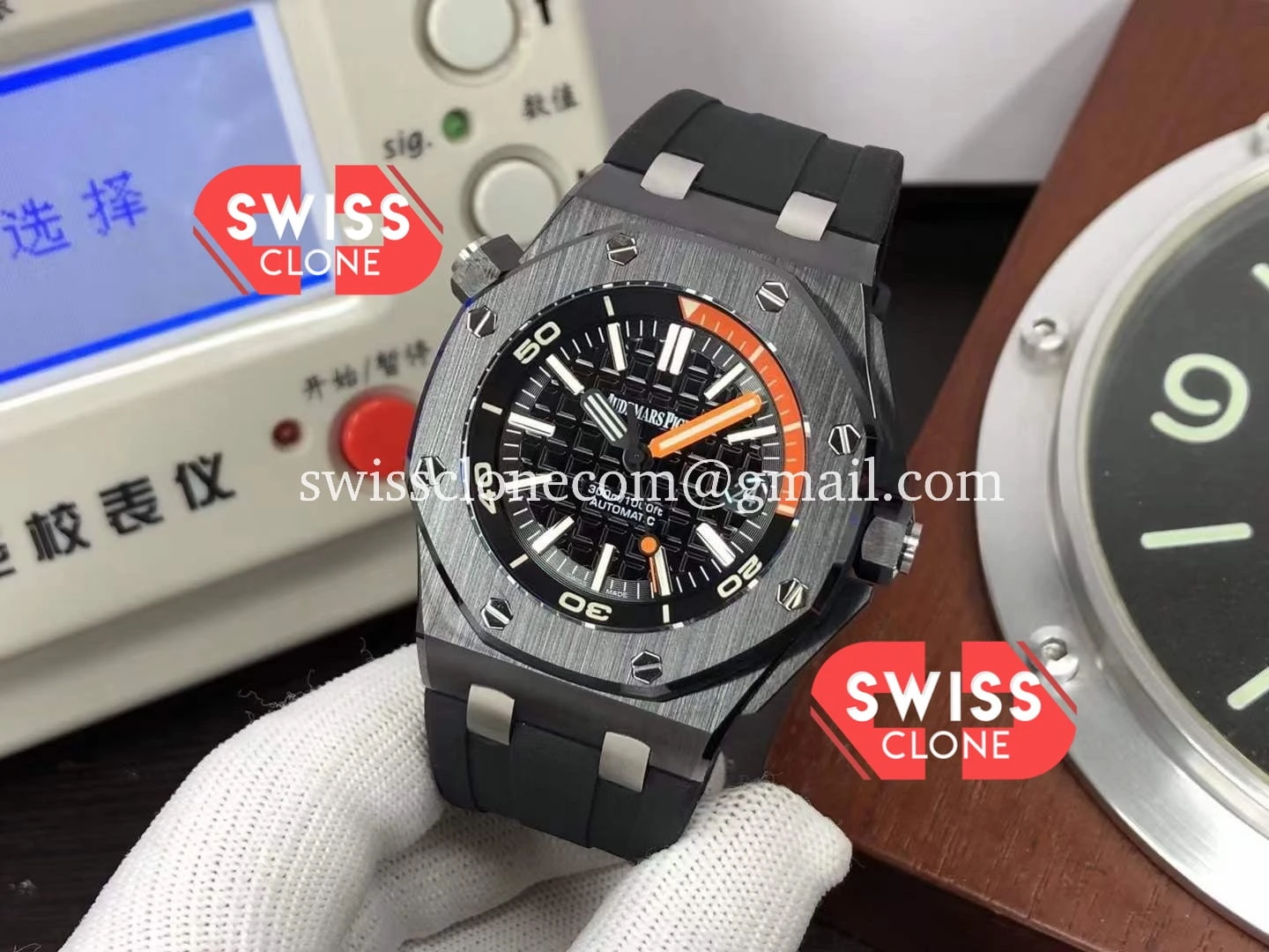 Audemars Piguet Royal Oak Offshore Black Dial Ceramic 1:1 Super Clone - Clasp & Bracelet Finishing