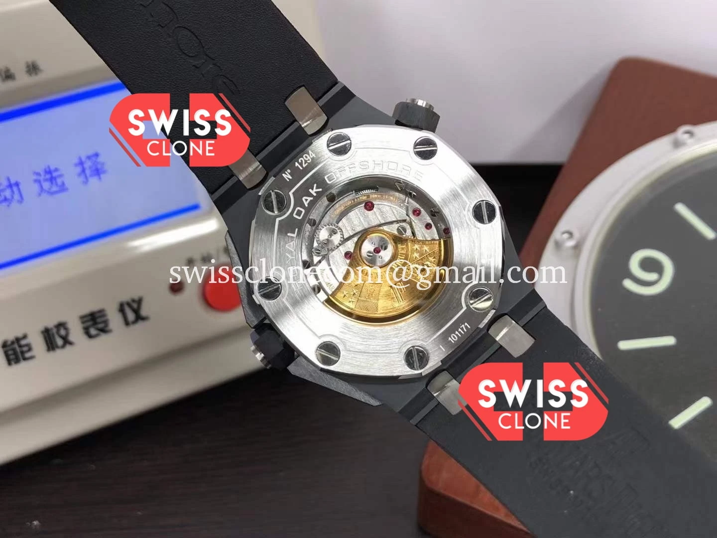 Audemars Piguet Royal Oak Offshore Black Dial Ceramic 1:1 Super Clone - On-Wrist Presence View