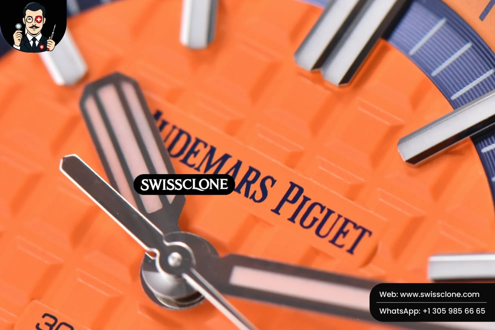 Audemars Piguet Royal Oak Offshore Diver 15710 Orange JF 42mm Orange Rubber 1:1 Super Clone - Caseback & Cloned Calibre Movement
