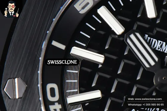 Audemars Piguet Royal Oak Offshore Diver 42mm IPF Black/Yellow Dial Yellow Rubber MY9015 1:1 Super Clone - Caseback & Cloned Calibre Movement