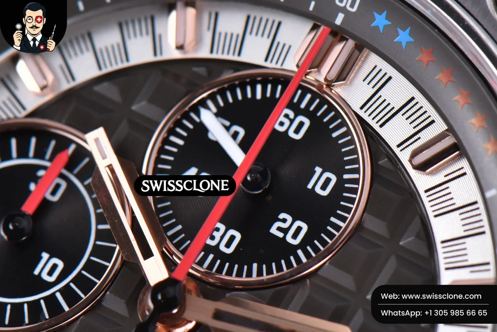 Audemars Piguet Royal Oak Offshore JF 44mm Ceramic Gray Michael Schumacher 1:1 Super Clone - Clasp & Bracelet Finishing