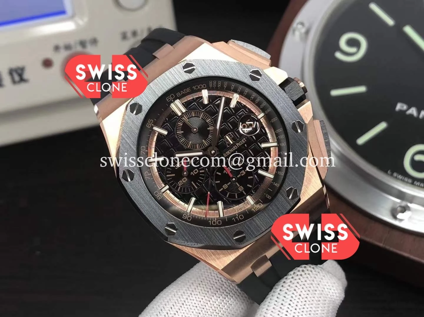 Audemars Piguet Royal Oak Offshore Méga Tapisserie Dial 904L 1:1 Super Clone  - Dial Macro Close-Up