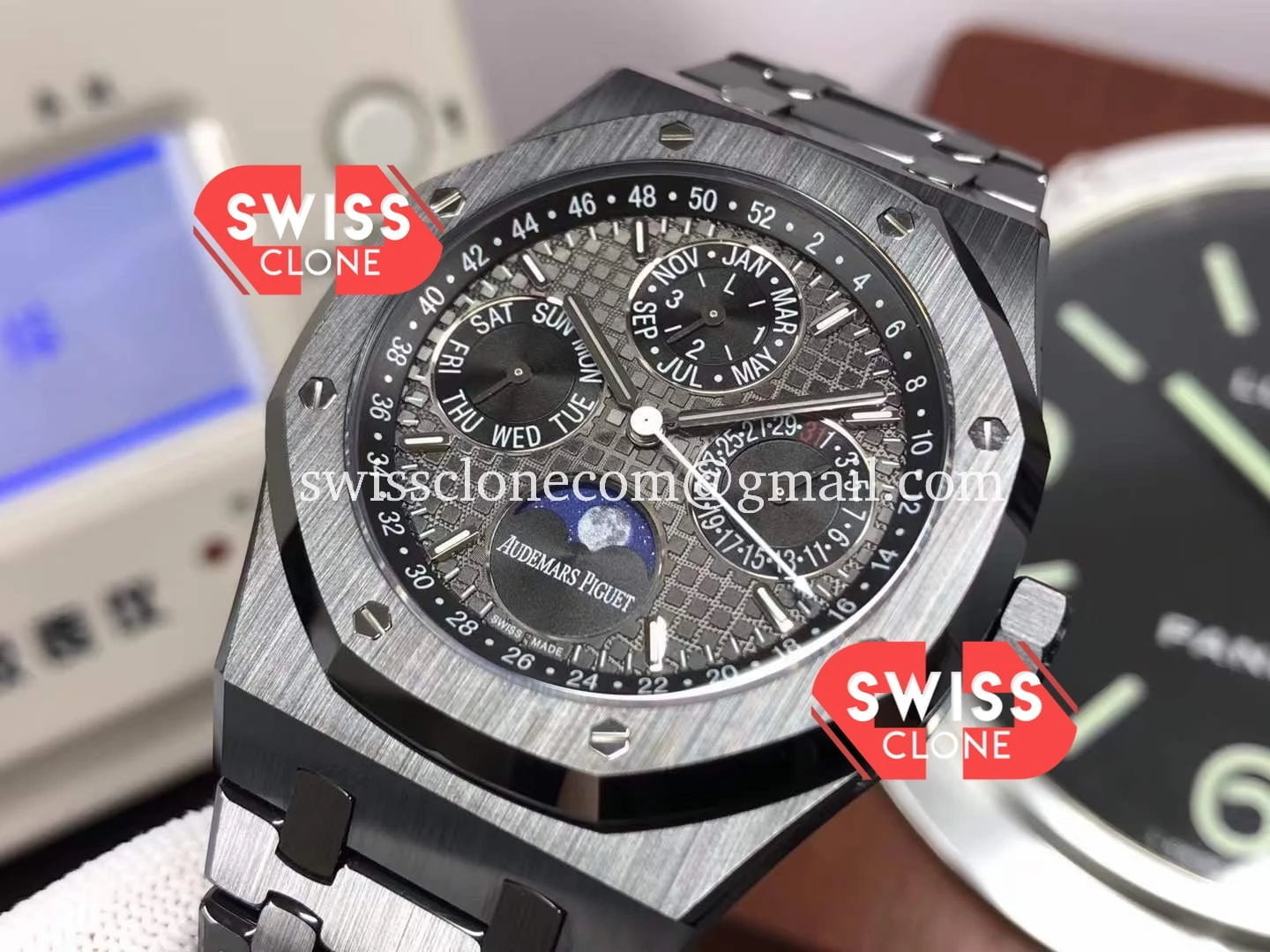 Audemars Piguet Royal Oak Perpetual Calendar Black Dial 1:1 Super Clone - Clasp & Bracelet Finishing