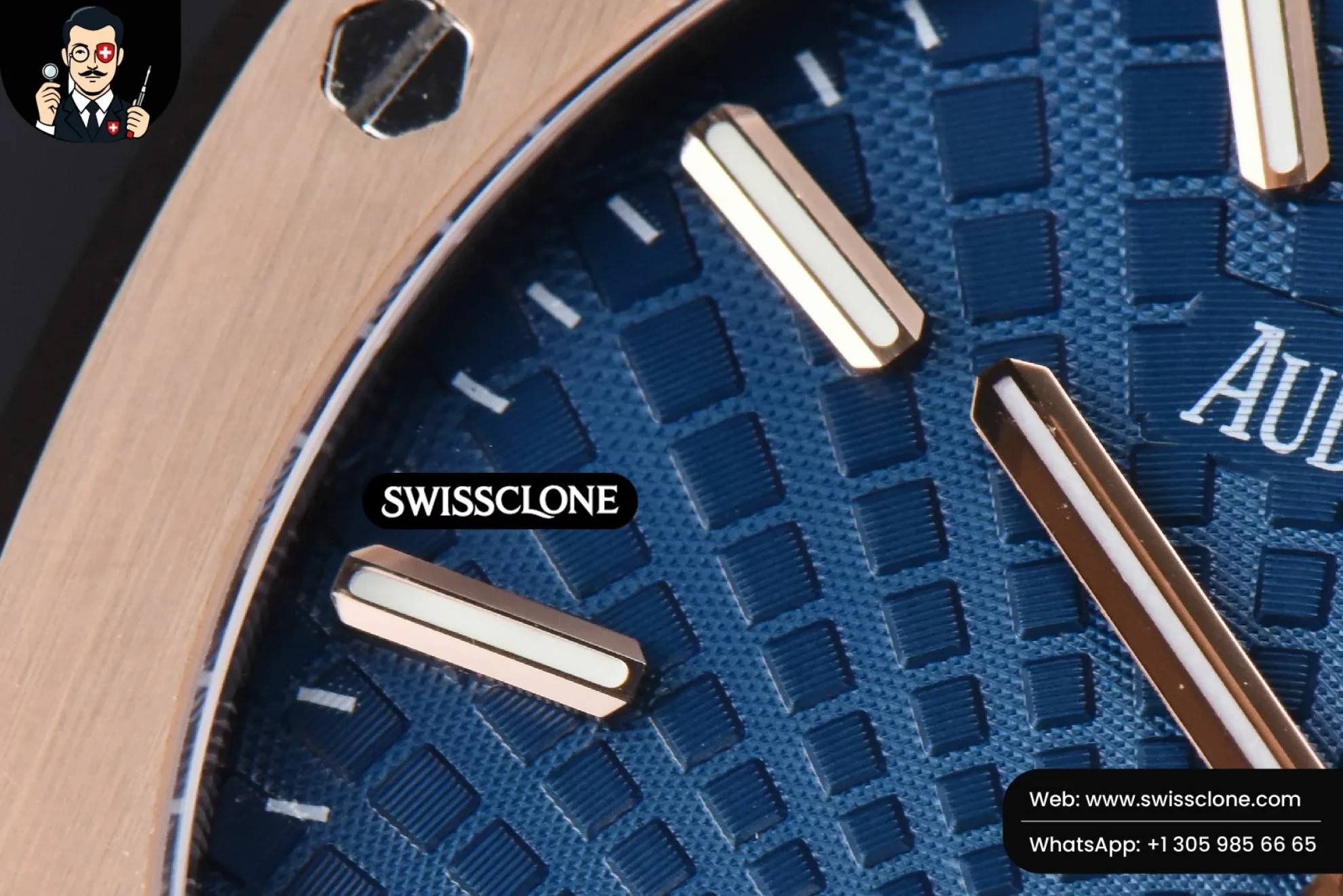 Audemars Piguet Royal Oak Tourbillon 41mm R8F Blue Dial Flying Tourb 1:1 Super Clone - Caseback & Cloned Calibre Movement