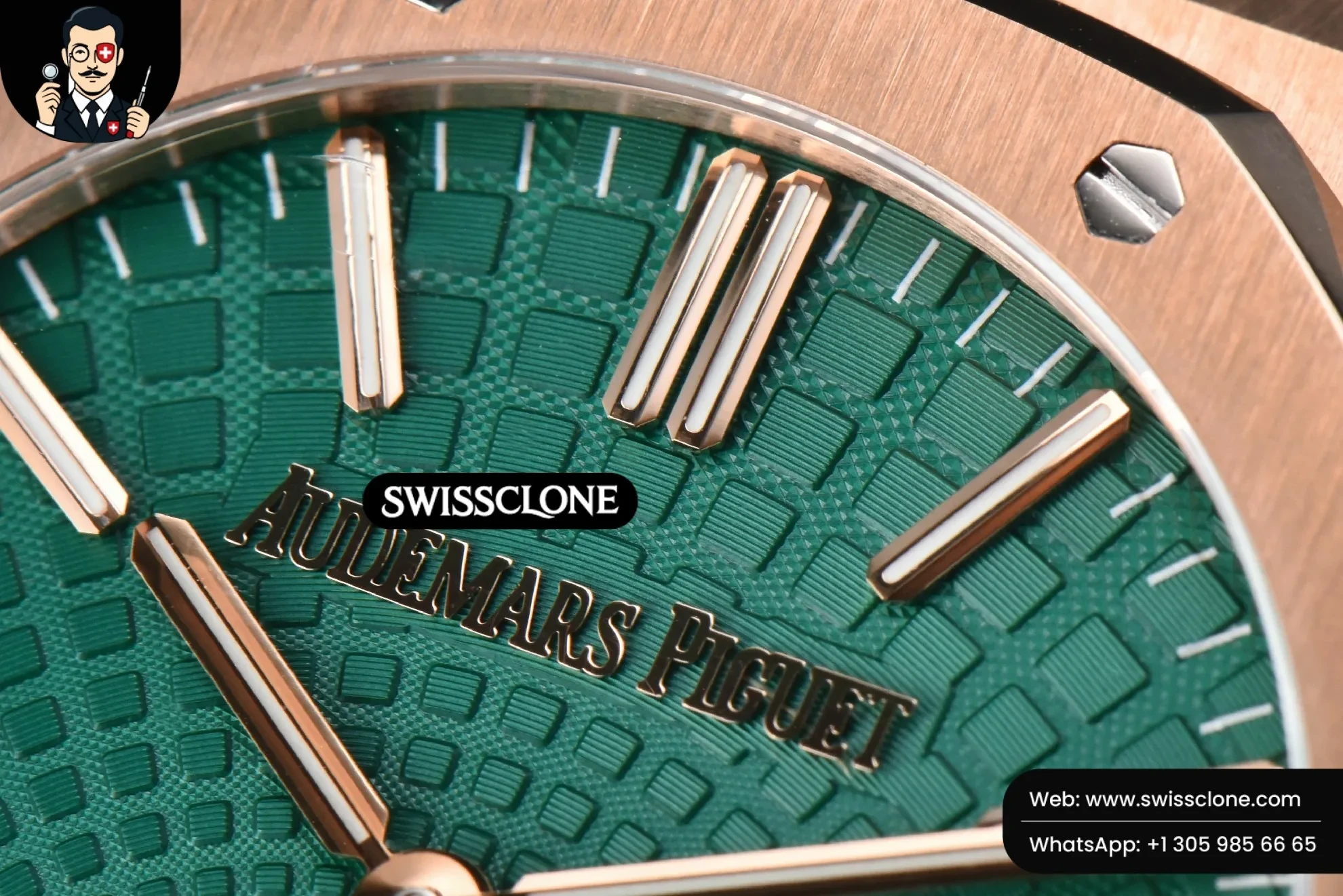 Audemars Piguet Royal Oak Tourbillon 41mm R8F Green Dial Flying Tourb 1:1 Super Clone - Clasp & Bracelet Finishing