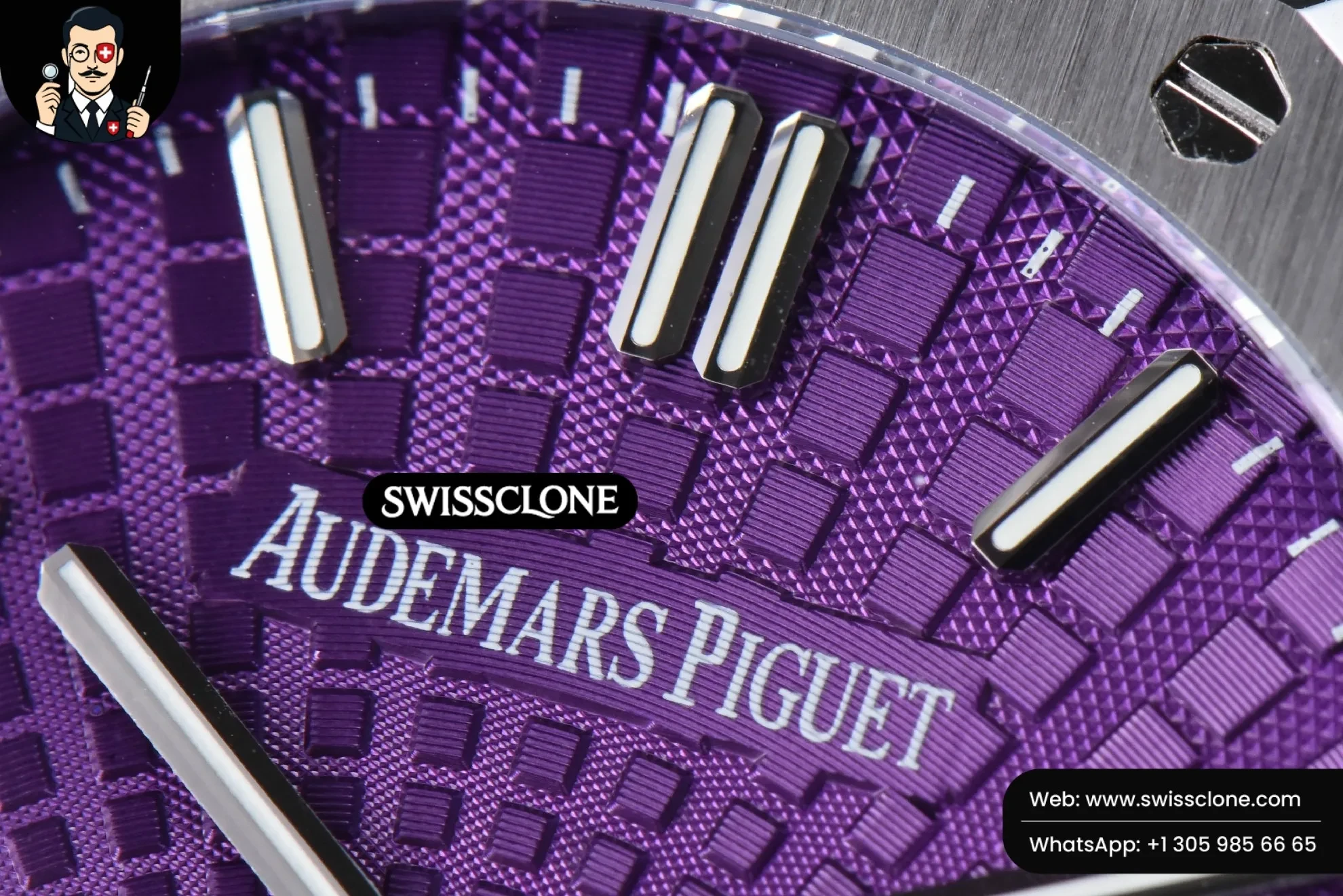 Audemars Piguet Royal Oak Tourbillon 41mm R8F Purple Dial Flying Tourb 1:1 Super Clone - Clasp & Bracelet Finishing