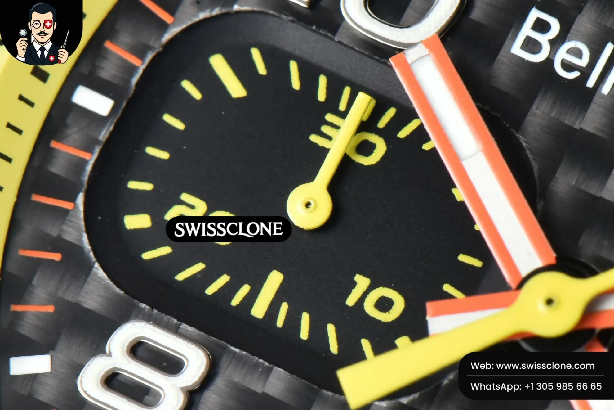 Audemars Piguet Vintage 03 94 Chronograph BRF 42mm Stainless steel Black Rubber 1:1 Super Clone - Caseback & Cloned Calibre Movement