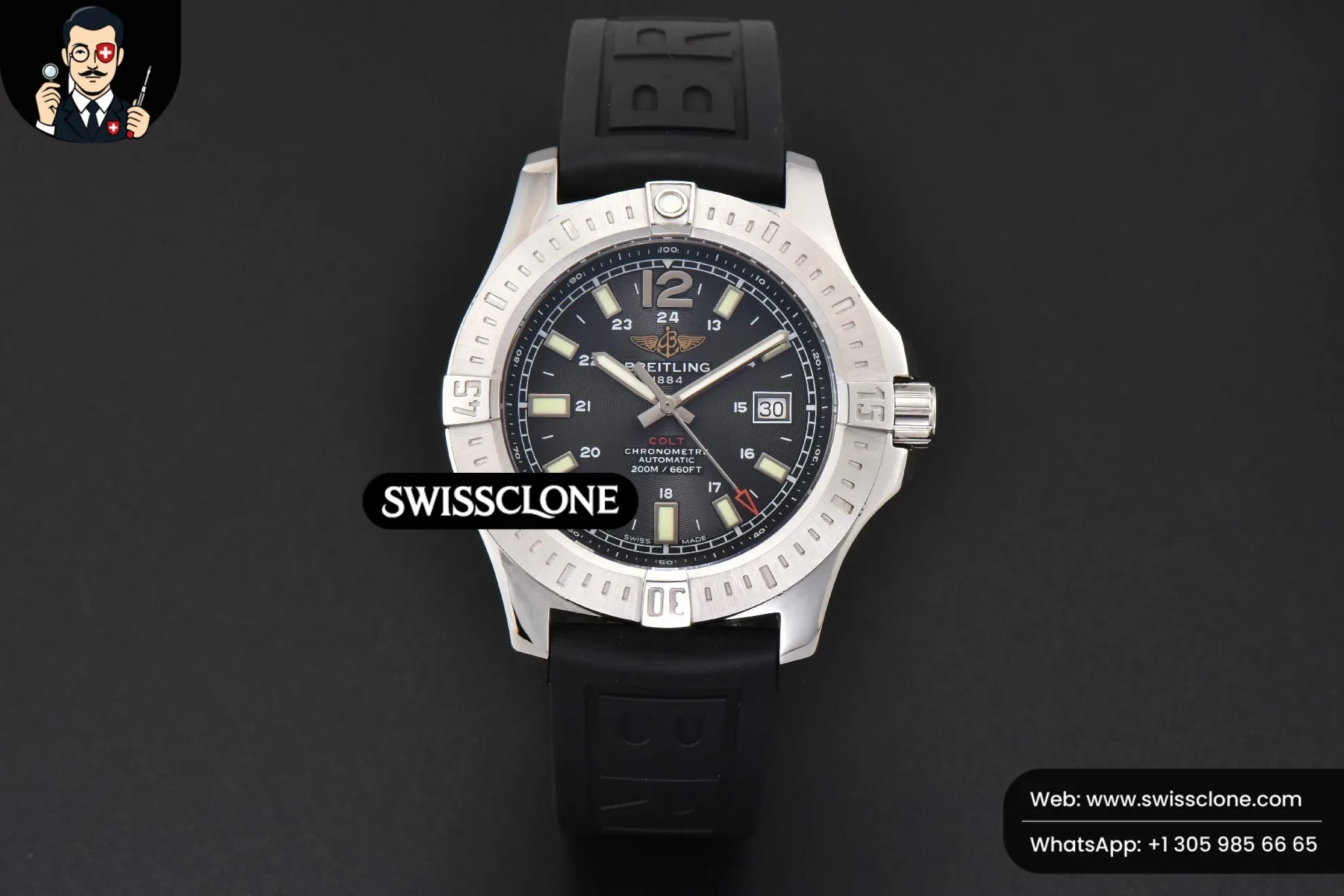 Avenger Automatic 43mm TF Black Dial Black Nylon