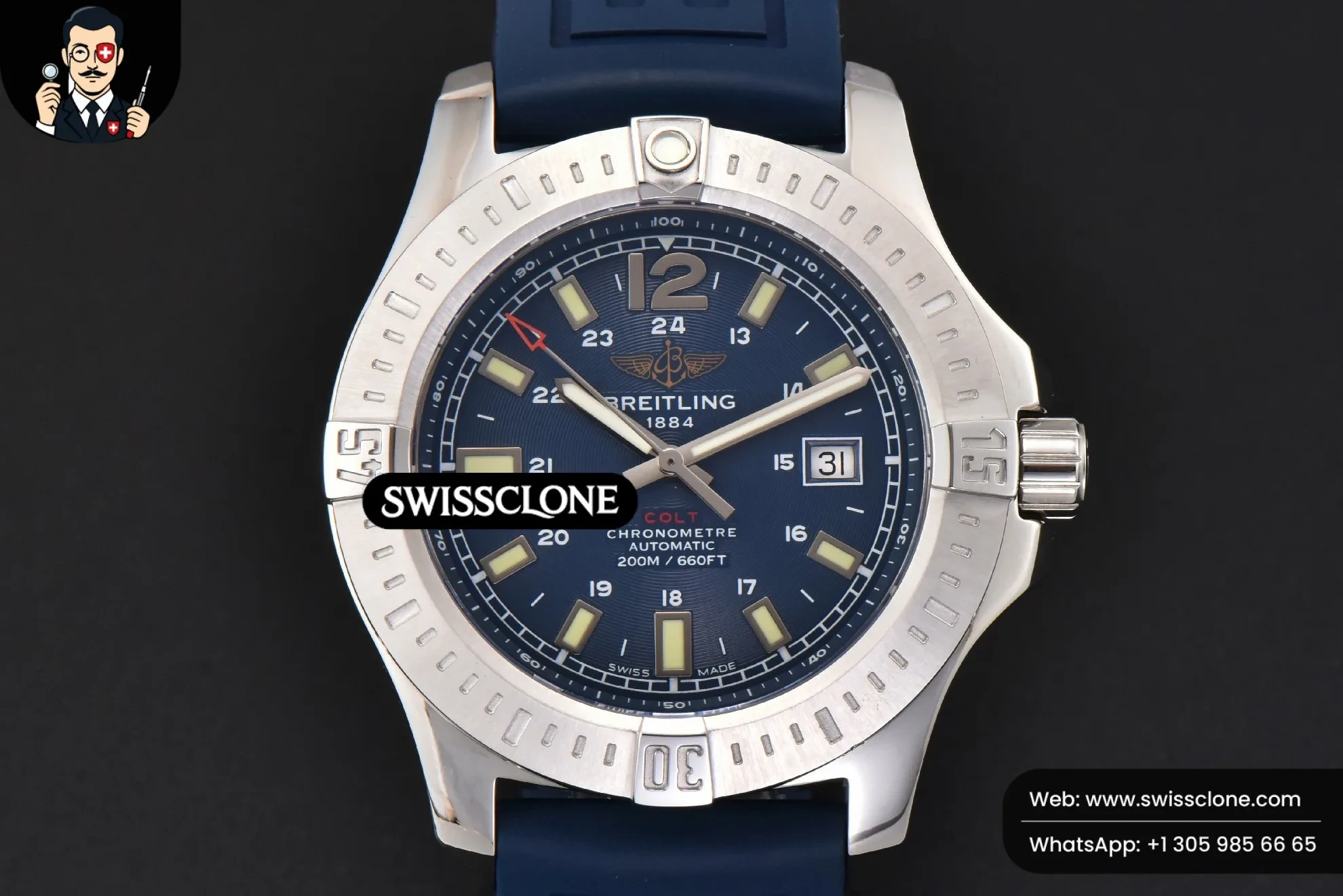 Avenger Automatic 43mm TF Blue Dial Blue Nylon