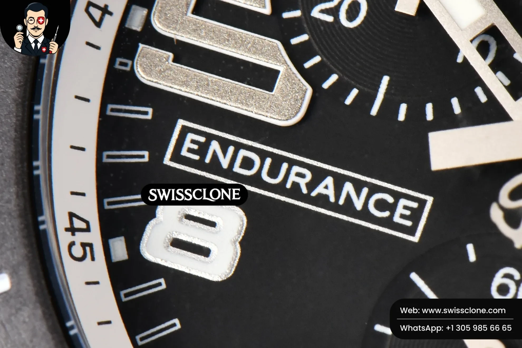 Breitling Endurance Pro 44mm OF White Chronometer Dial White Rubber Quartz 1:1 Super Clone - On-Wrist Presence View