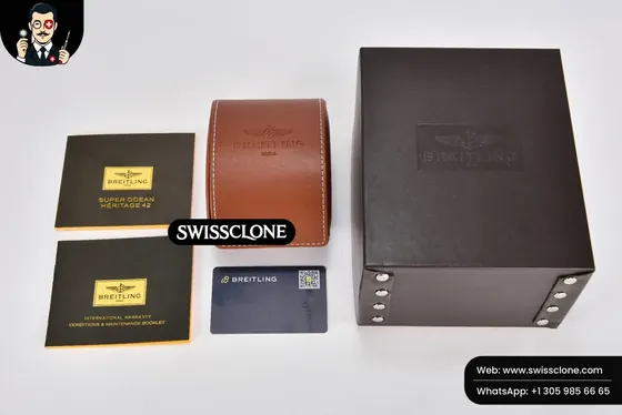 Breitling Gift Box And Papers 1:1 Super Clone - Caseback & Cloned Calibre Movement