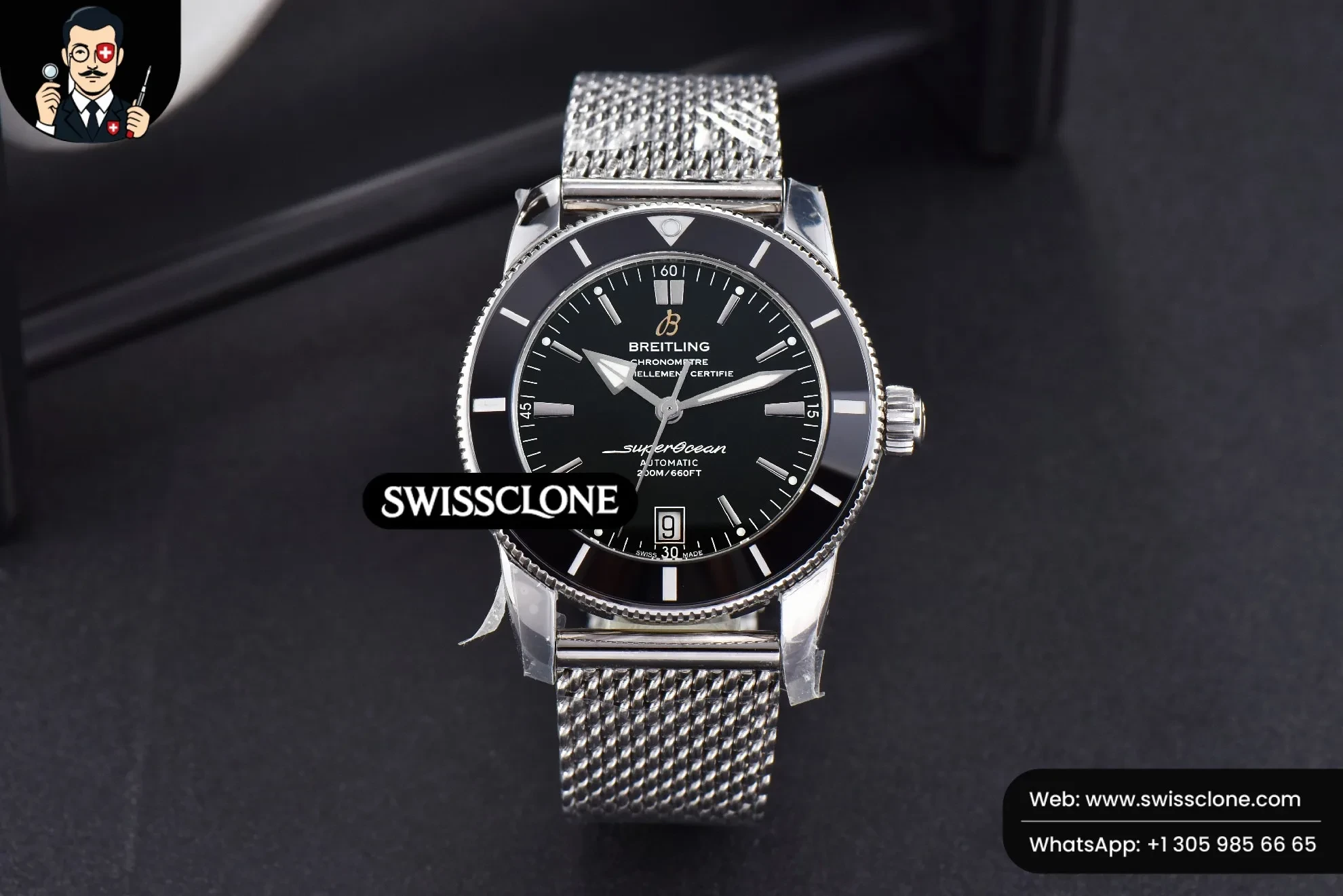 Breitling SuperOcean Heritage II GF 42mm Black Dial
