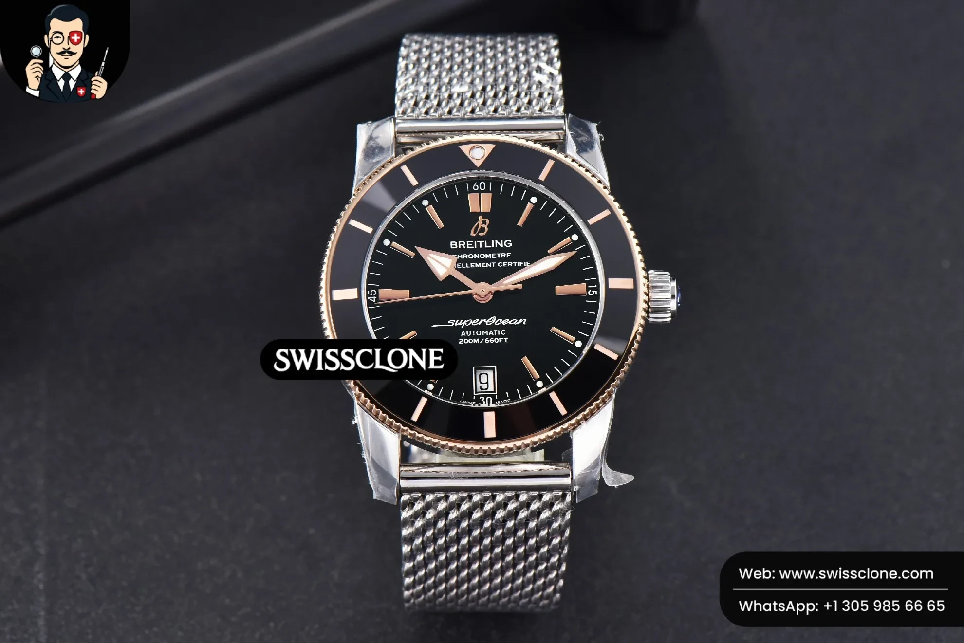 Breitling SuperOcean Heritage II GF 42mm Black Dial