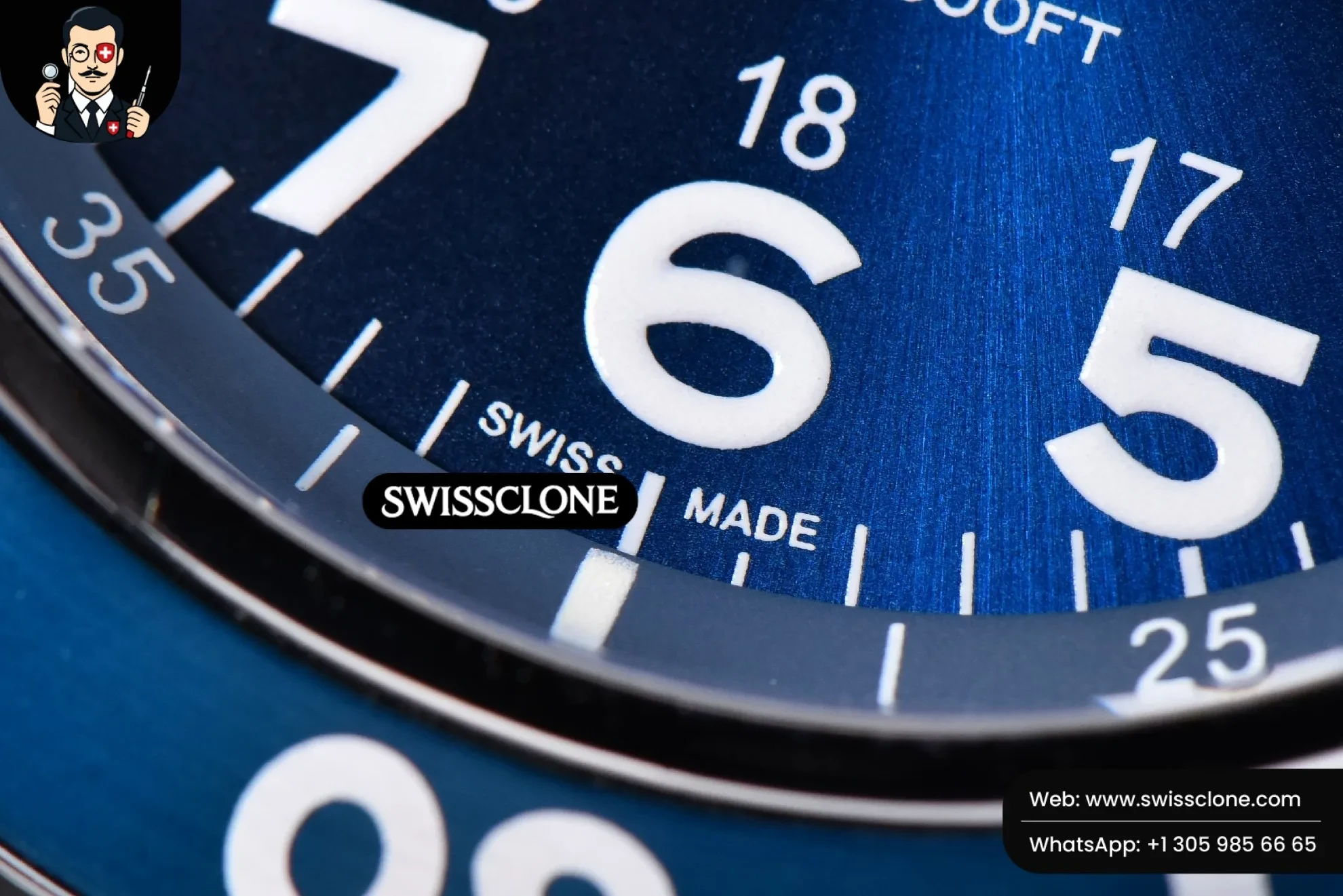 Breitling Superocean TF 44mm Black Ceramic Blue Dial - Clasp, Bracelet & Buckle Detail | 1:1 Swiss Super Clone
