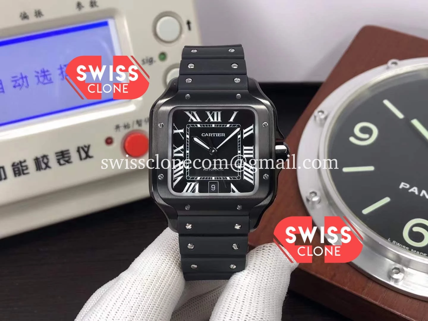 Cartier De Santos DLC Coated