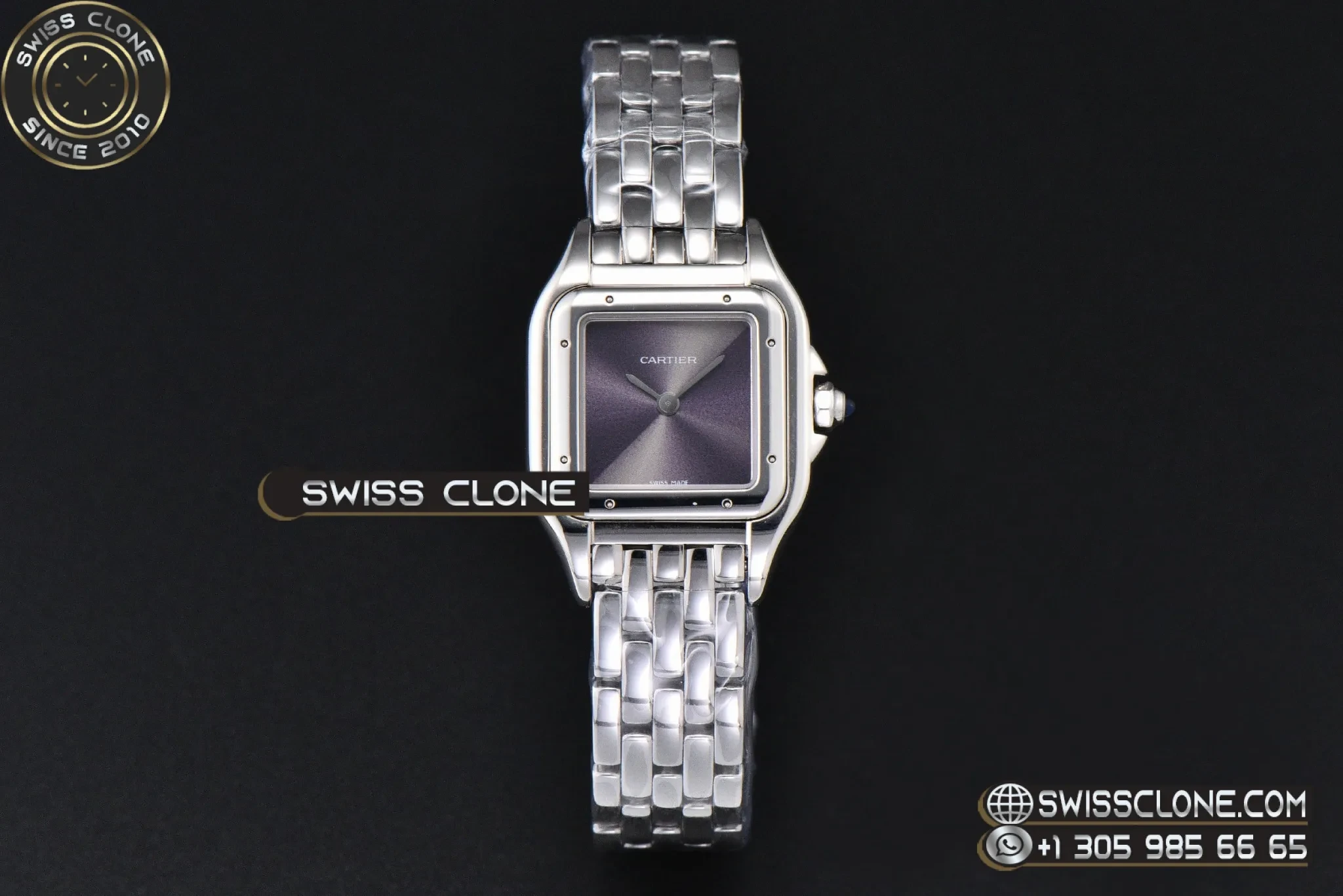Cartier Panthère Secrete Ladies 22mm SS BVF Gray Dial