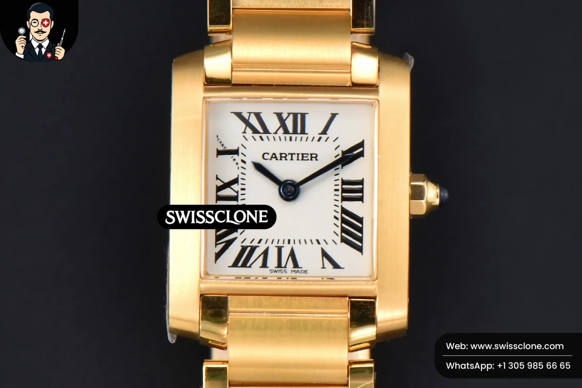Cartier Tank Francaise Small 25.7mmx21.2mm 8848F Quartz