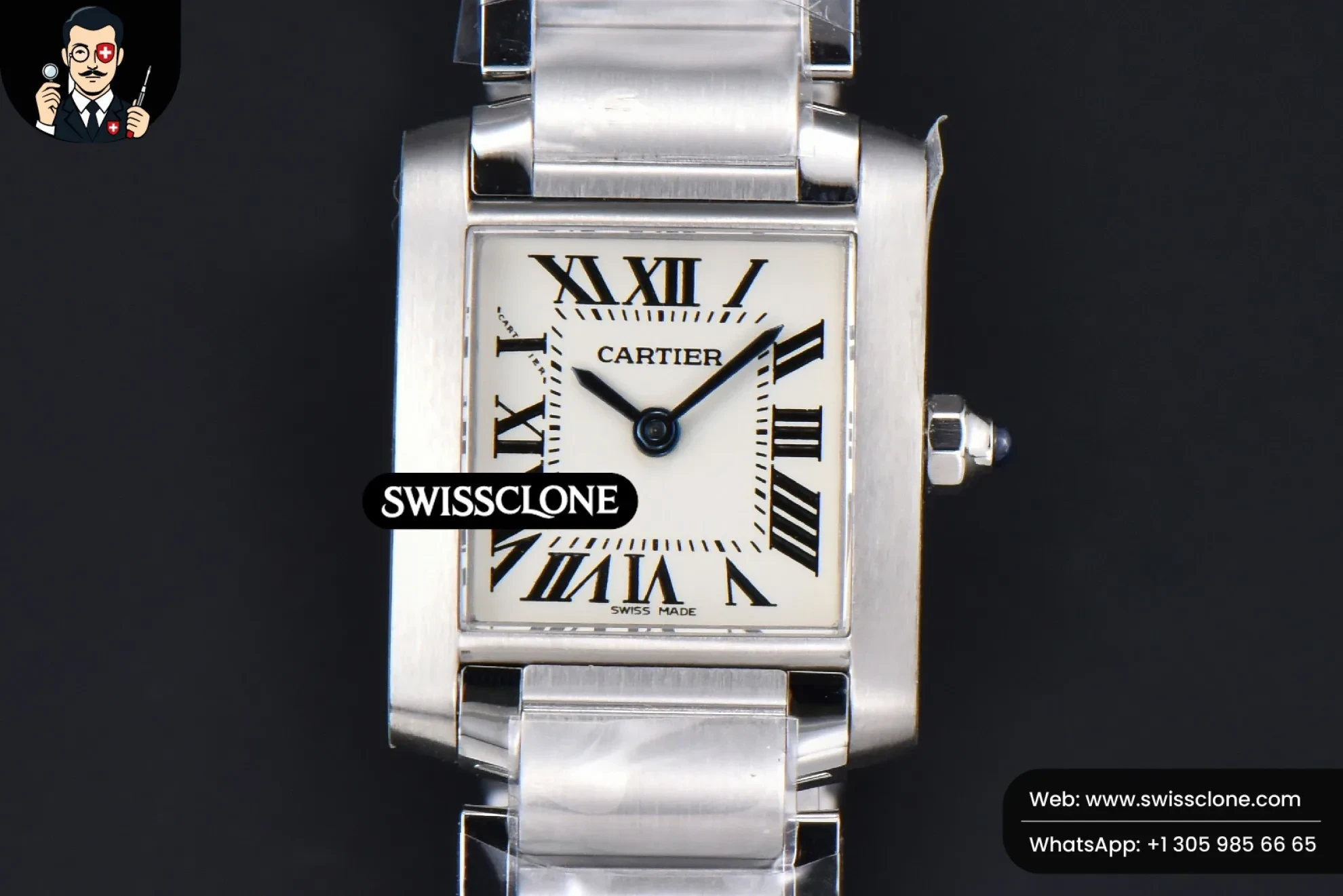 Cartier Tank Francaise Small 25.7mmx21.2mm 8848F Slim Quartz