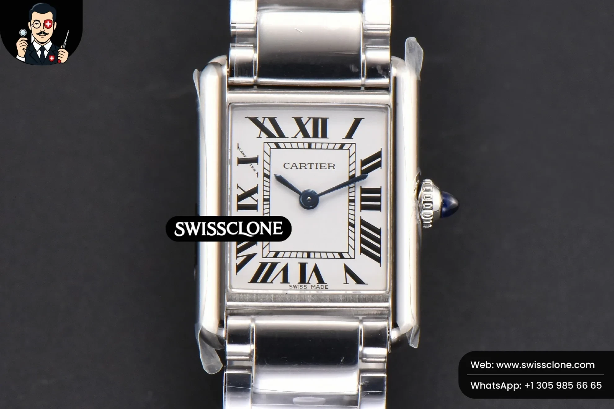 Cartier Tank Must Small 29.5mmx22mm K11F White Dial Ronda Quartz