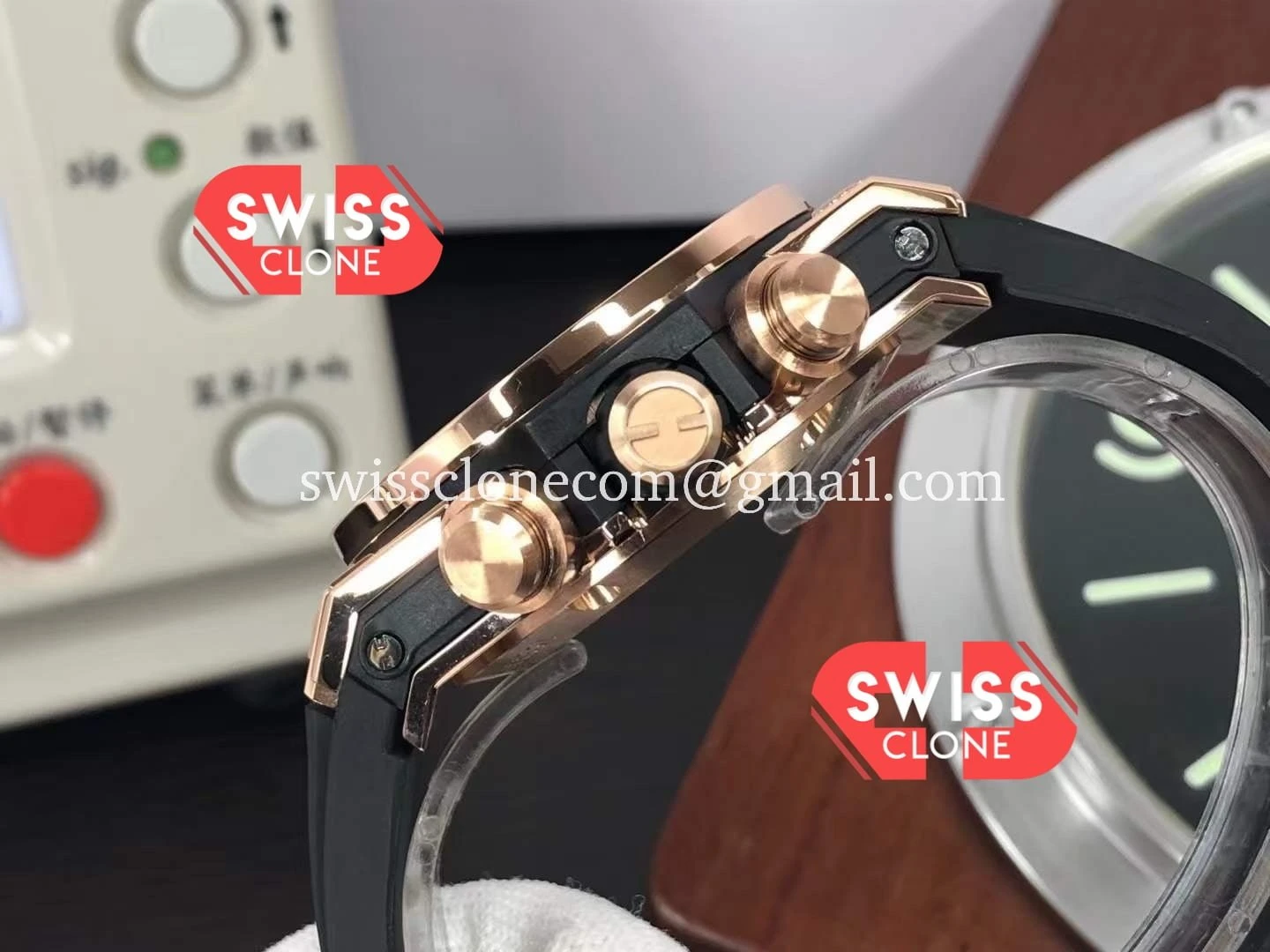 Hublot Big Bang Unico Rose Gold Diamonds 1:1 Super Clone - Lateral Case Thickness Profile