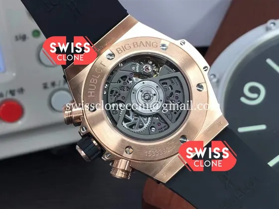 Hublot Big Bang Unico Rose Gold Diamonds 1:1 Super Clone - On-Wrist Presence View