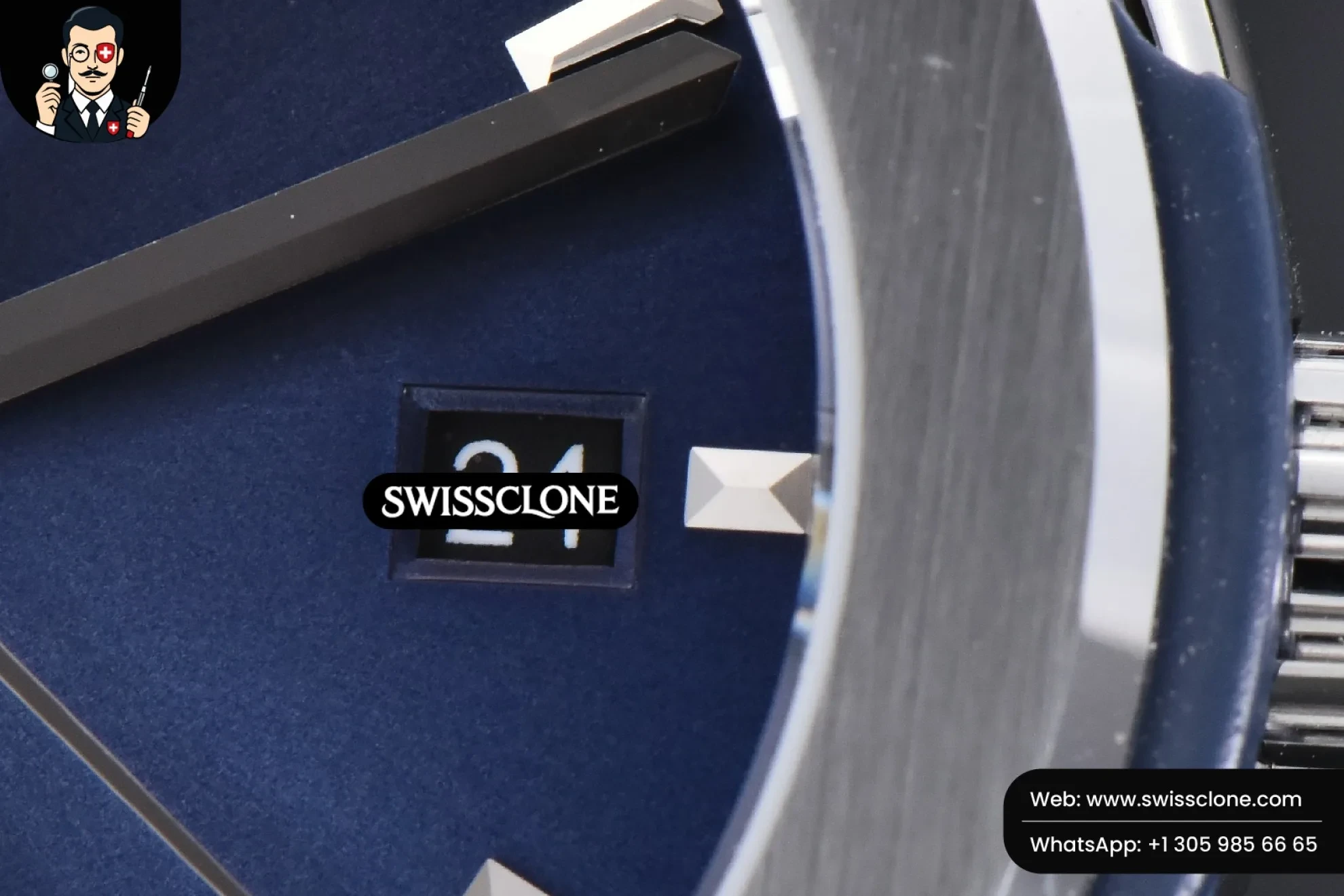 Hublot Classic Fusion 42mm JJ+F Blue Dial Blue Rubber Swiss Clone - View 3